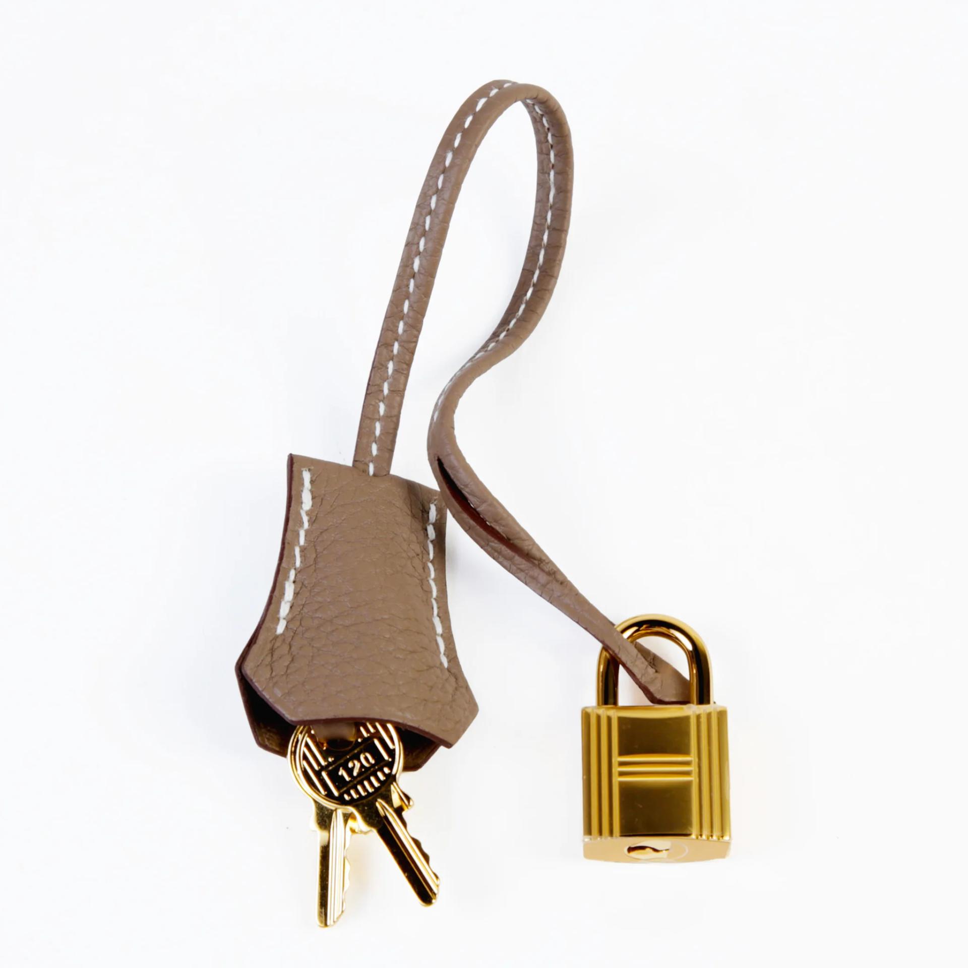 Brand New ( Rank N ) HERMÈS Birkin 30 Etoupe (18) Togo Gold hardware G (2026) - 14