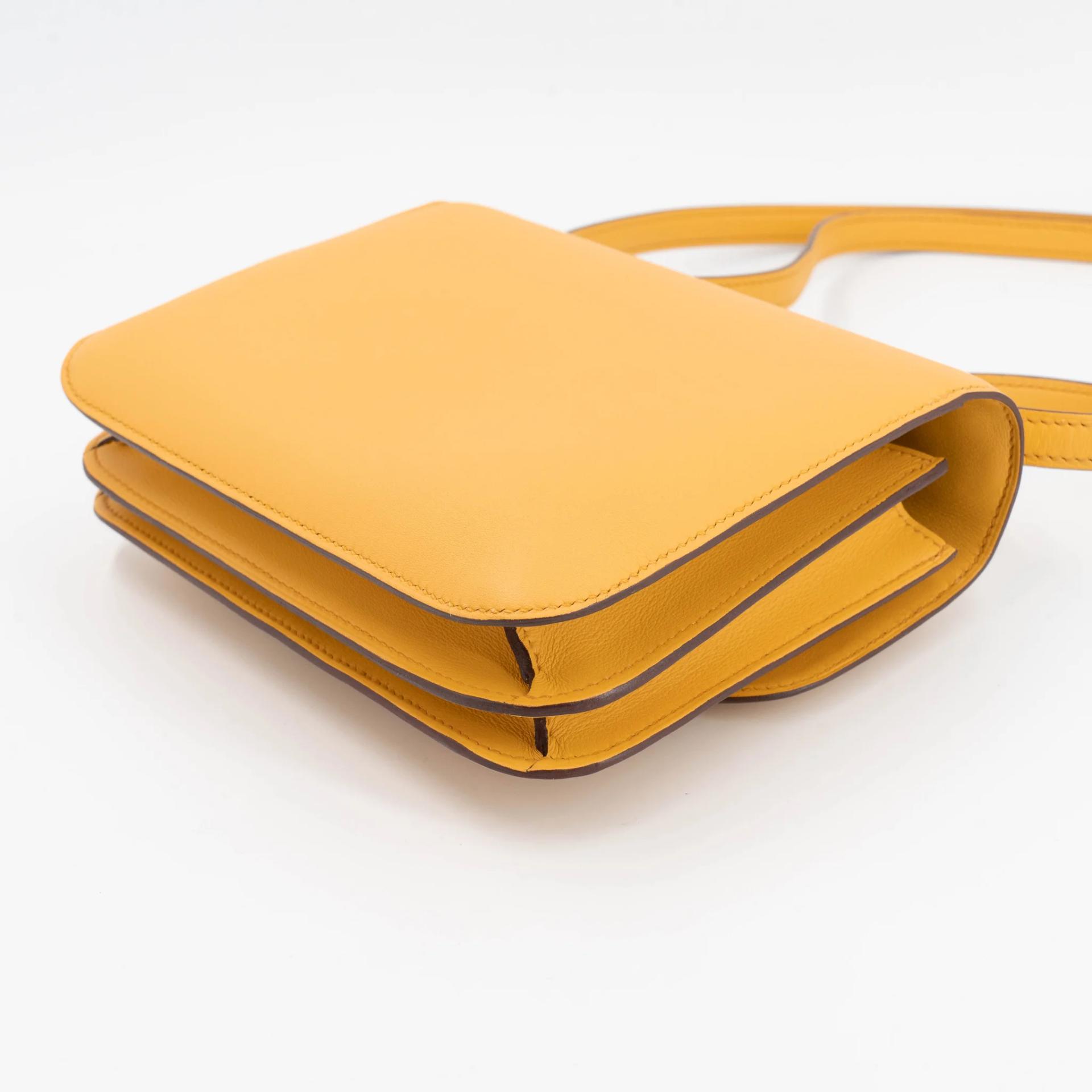 ランク NS 未使用品 HERMÈS エルメス コンスタンス ミニ 19 ミラー サン (B4) スイフト シルバー金具 B刻印 (2023) - 7