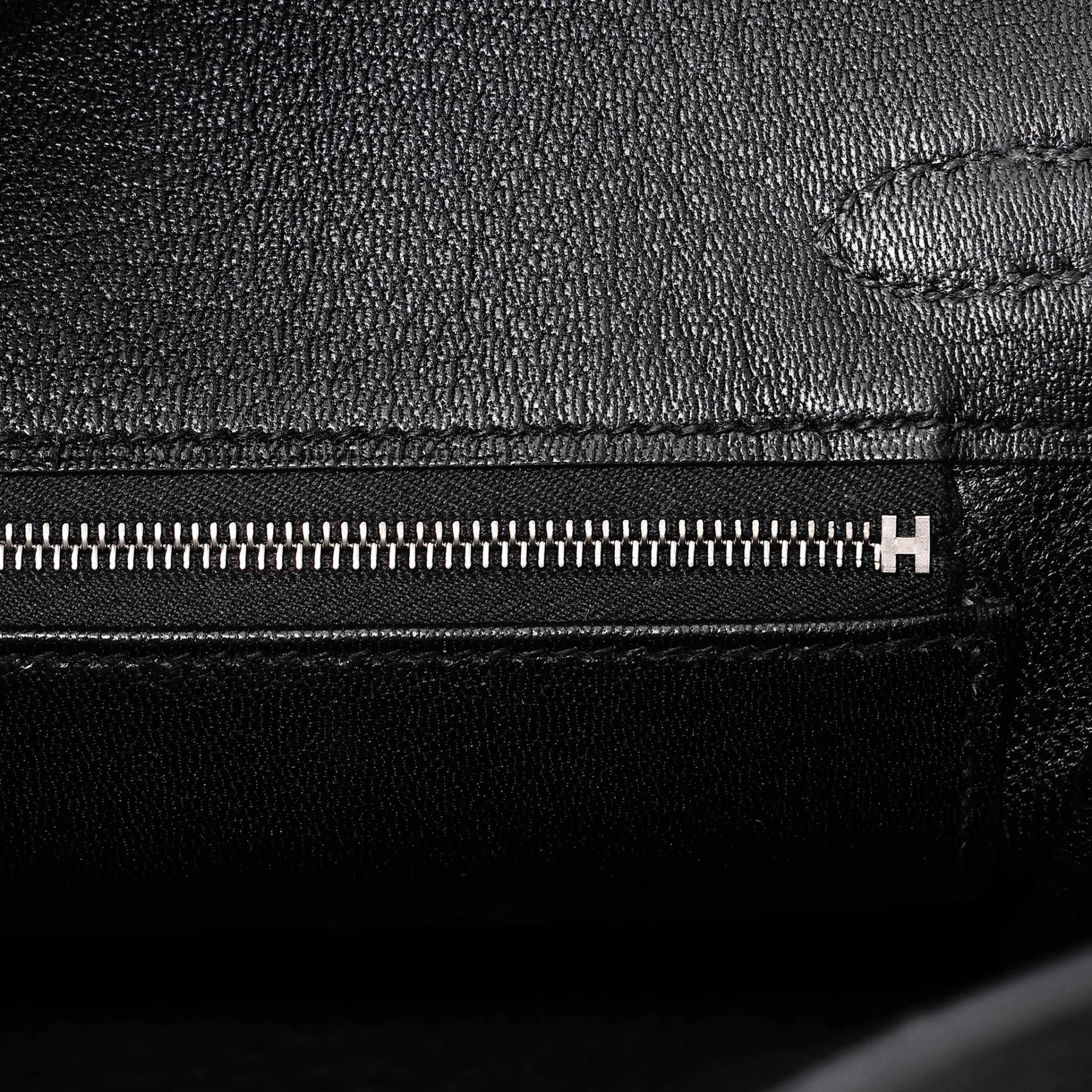 ランク N 新品 HERMÈS エルメス バーキン25 ブラック (89) トゴ シルバー金具 G刻印 (2026) - 12