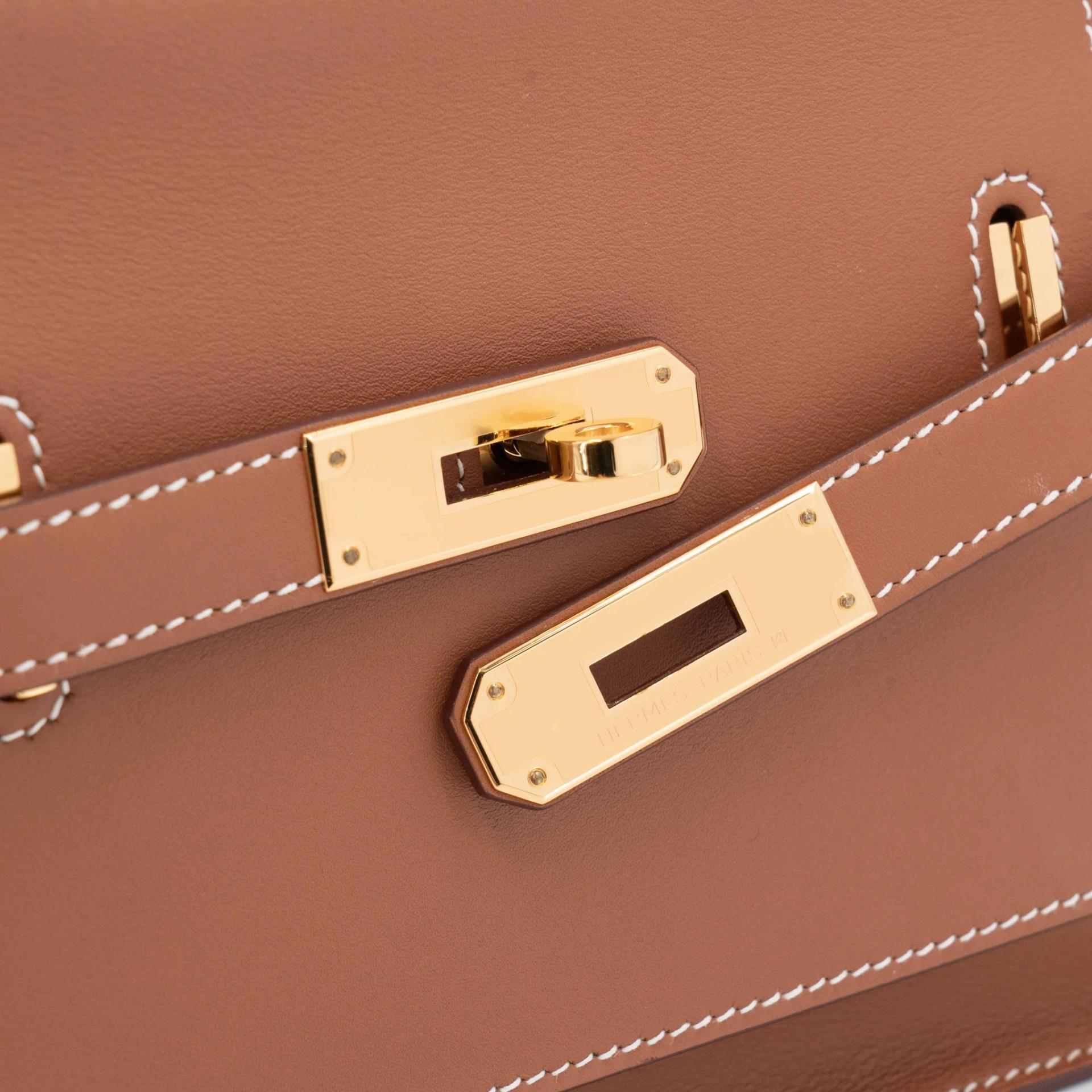ランク SA HERMÈS エルメス ジプシエールミニ ゴールド (37) スイフト ゴールド金具 W刻印 (2024) - 16