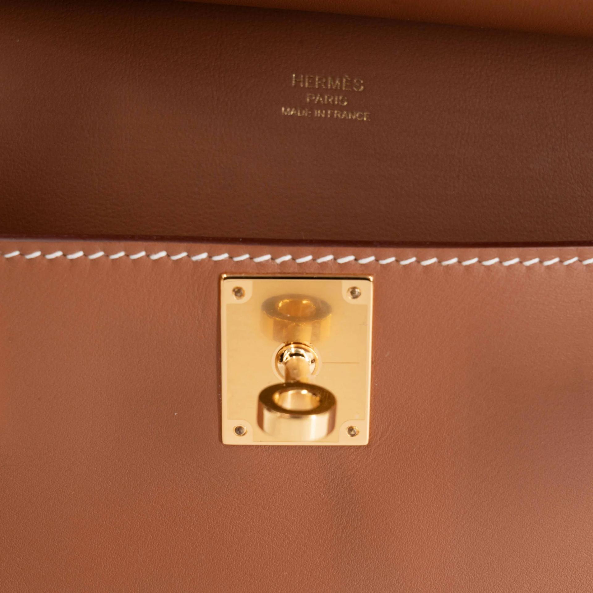 ランク SA HERMÈS エルメス ジプシエールミニ ゴールド (37) スイフト ゴールド金具 W刻印 (2024) - 23