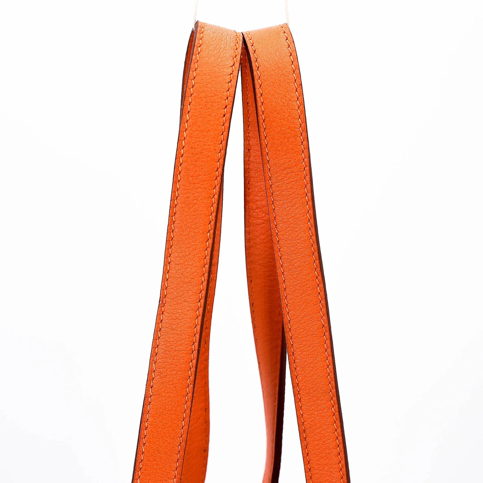 ランク A HERMÈS エルメス ケリーアド PM オレンジ (93) スイフト ゴールド金具 □A刻印 (1997) - 3