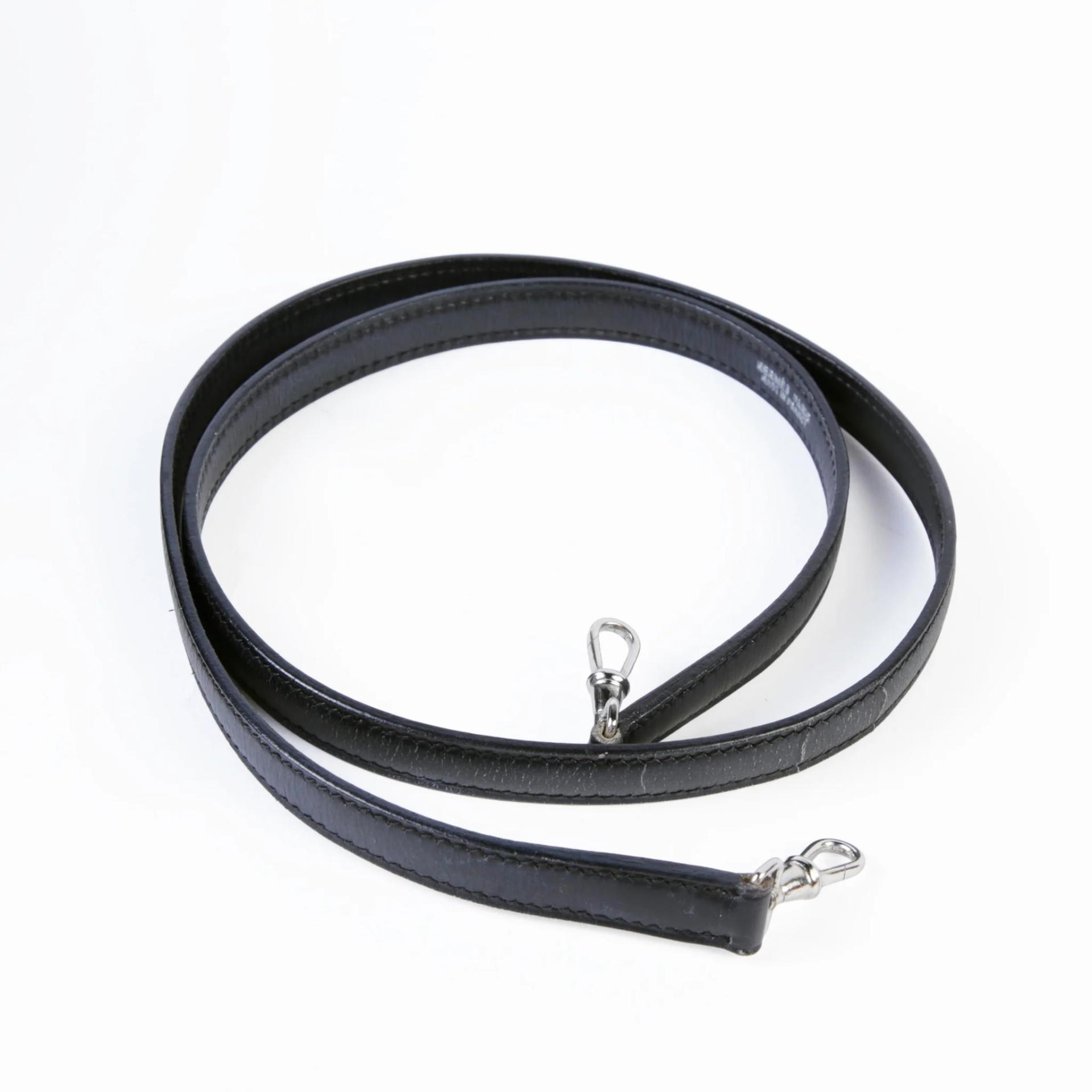 中古AB HERMÈS 愛馬仕 Mini Kelly 20 89 黑色 Noir (Black) Box牛皮 銀扣 □C刻 1999年 - 16
