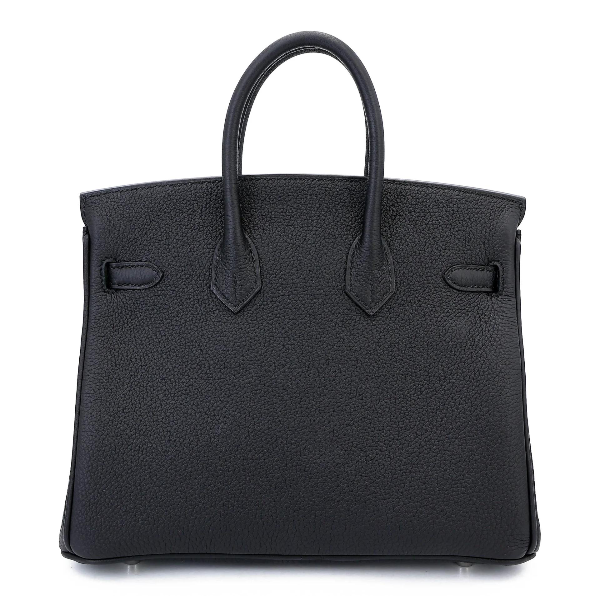 ランク N 新品 HERMÈS エルメス バーキン25 ブラック (89) トゴ シルバー金具 G刻印 (2026) - 2