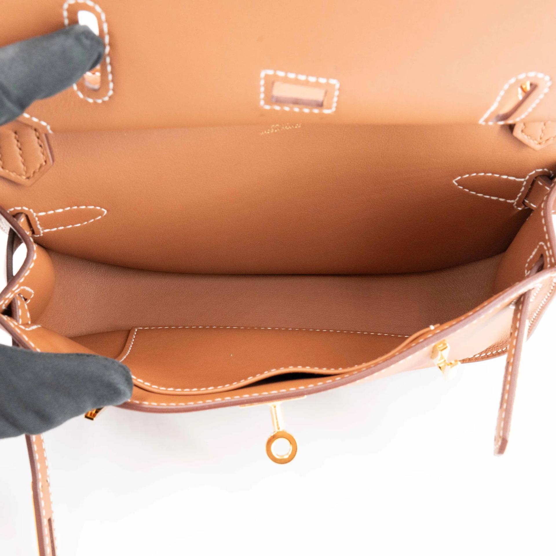 ランク SA HERMÈS エルメス ジプシエールミニ ゴールド (37) スイフト ゴールド金具 W刻印 (2024) - 24