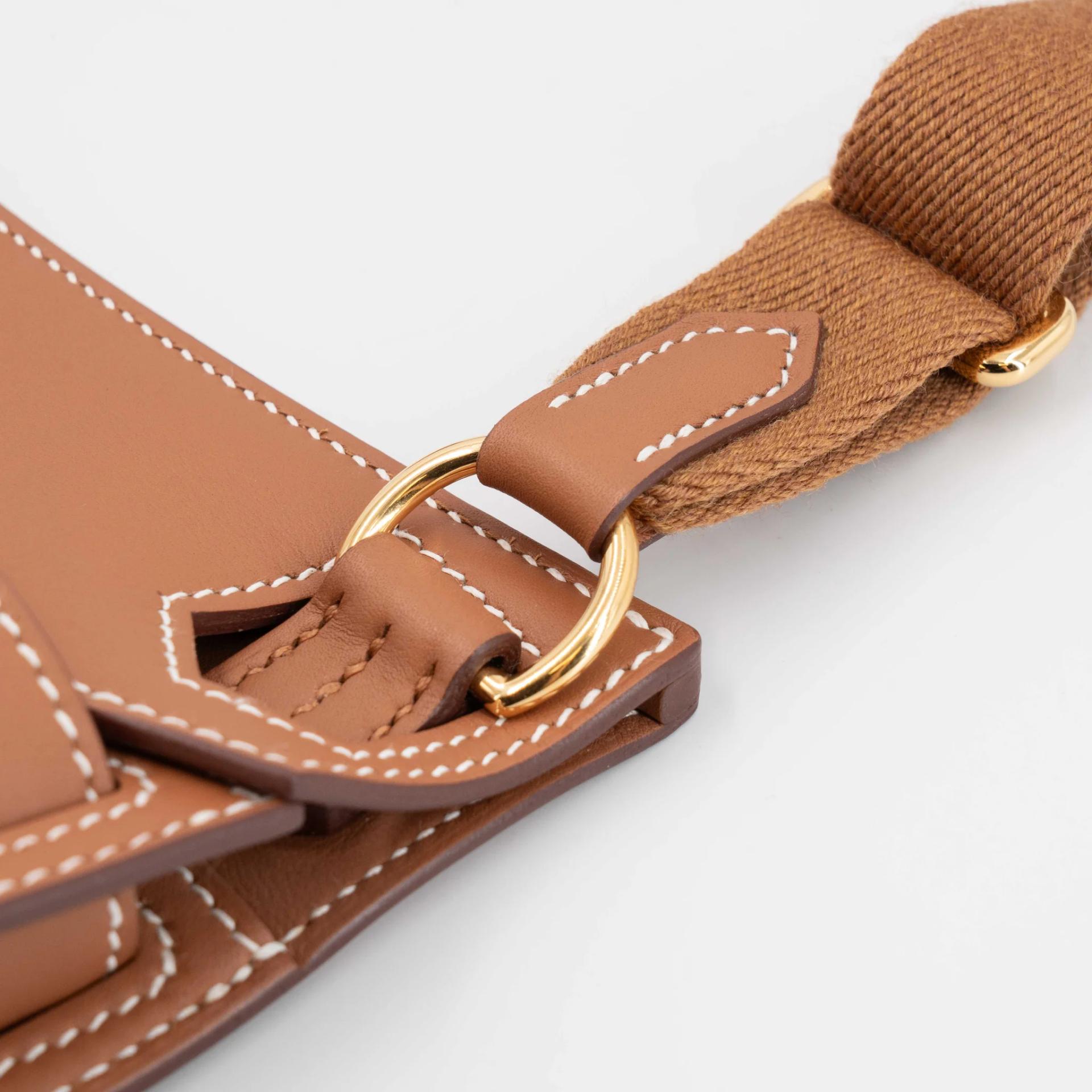 ランク SA HERMÈS エルメス ジプシエールミニ ゴールド (37) スイフト ゴールド金具 W刻印 (2024) - 6