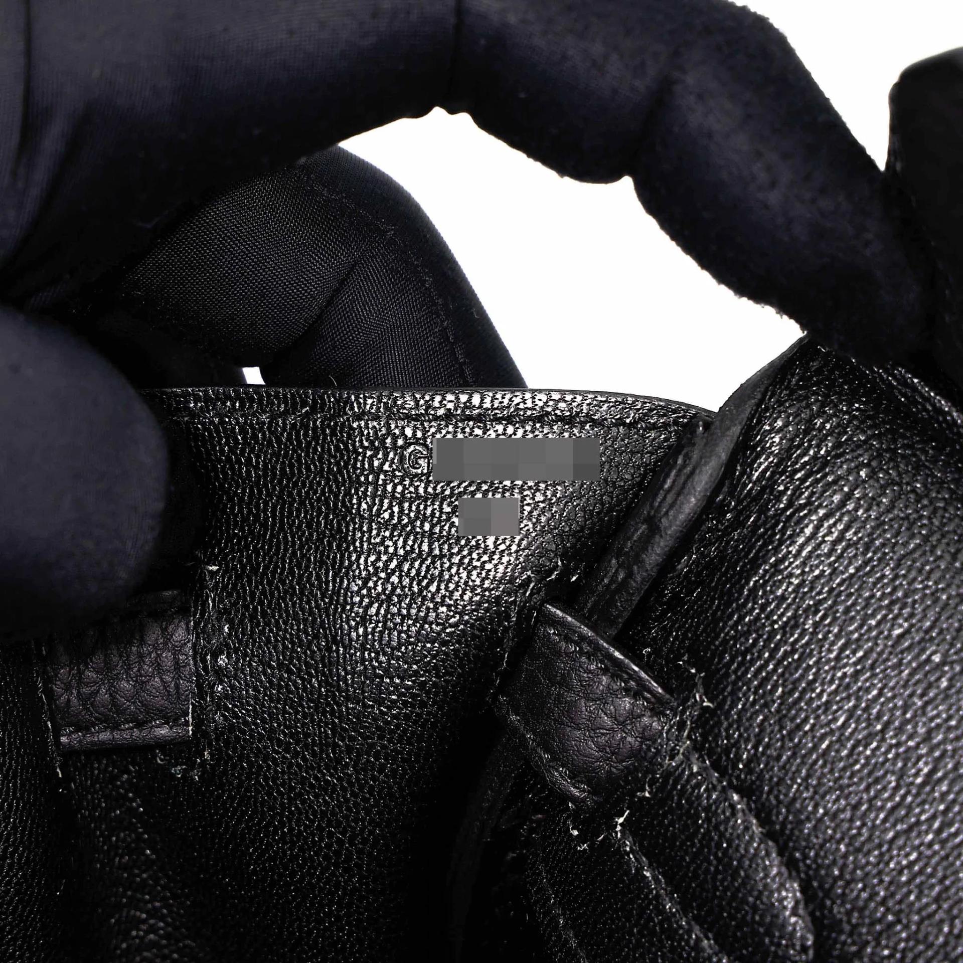 ランク N 新品 HERMÈS エルメス バーキン25 ブラック (89) トゴ シルバー金具 G刻印 (2026) - 13