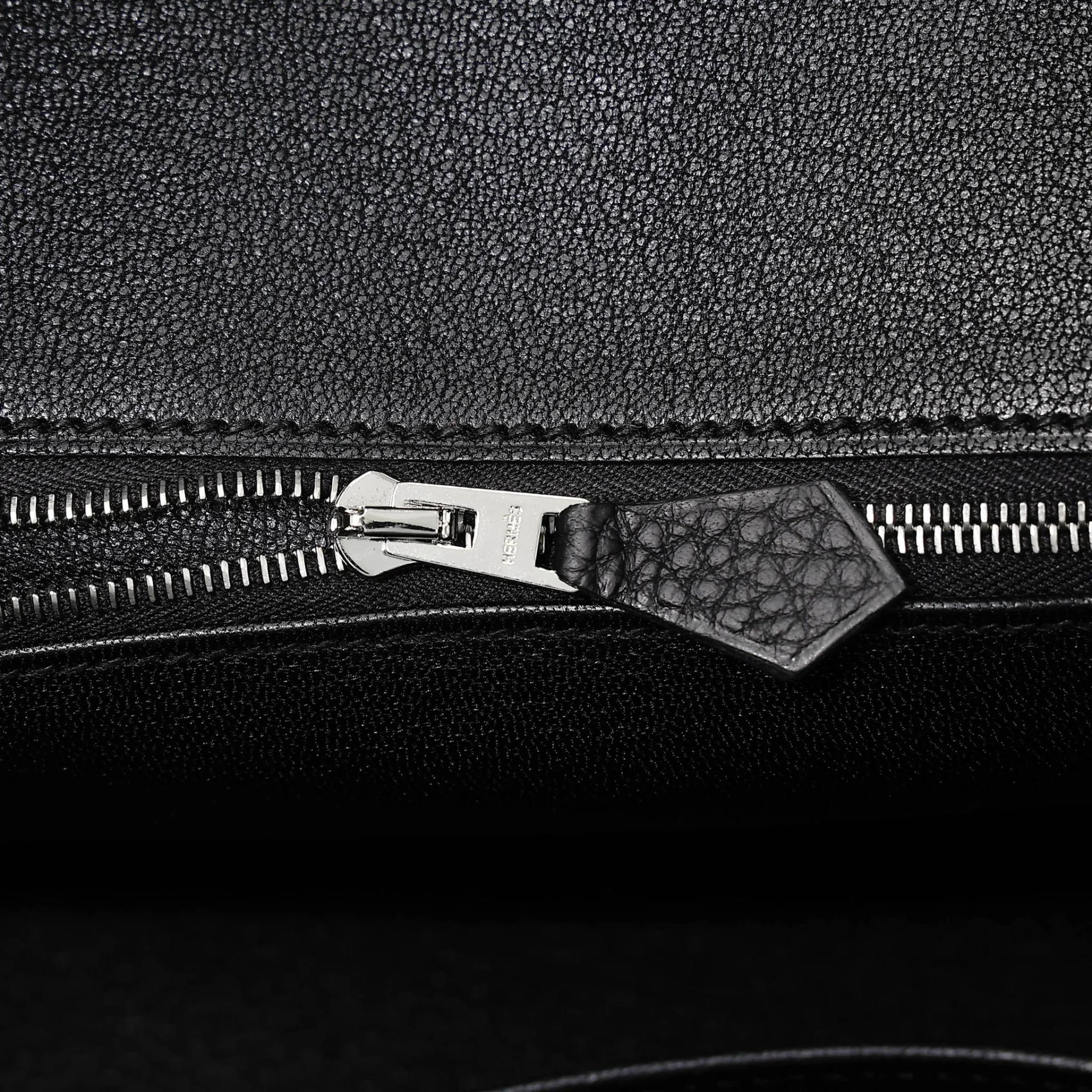 ランク N 新品 HERMÈS エルメス バーキン25 ブラック (89) トゴ シルバー金具 G刻印 (2026) - 11