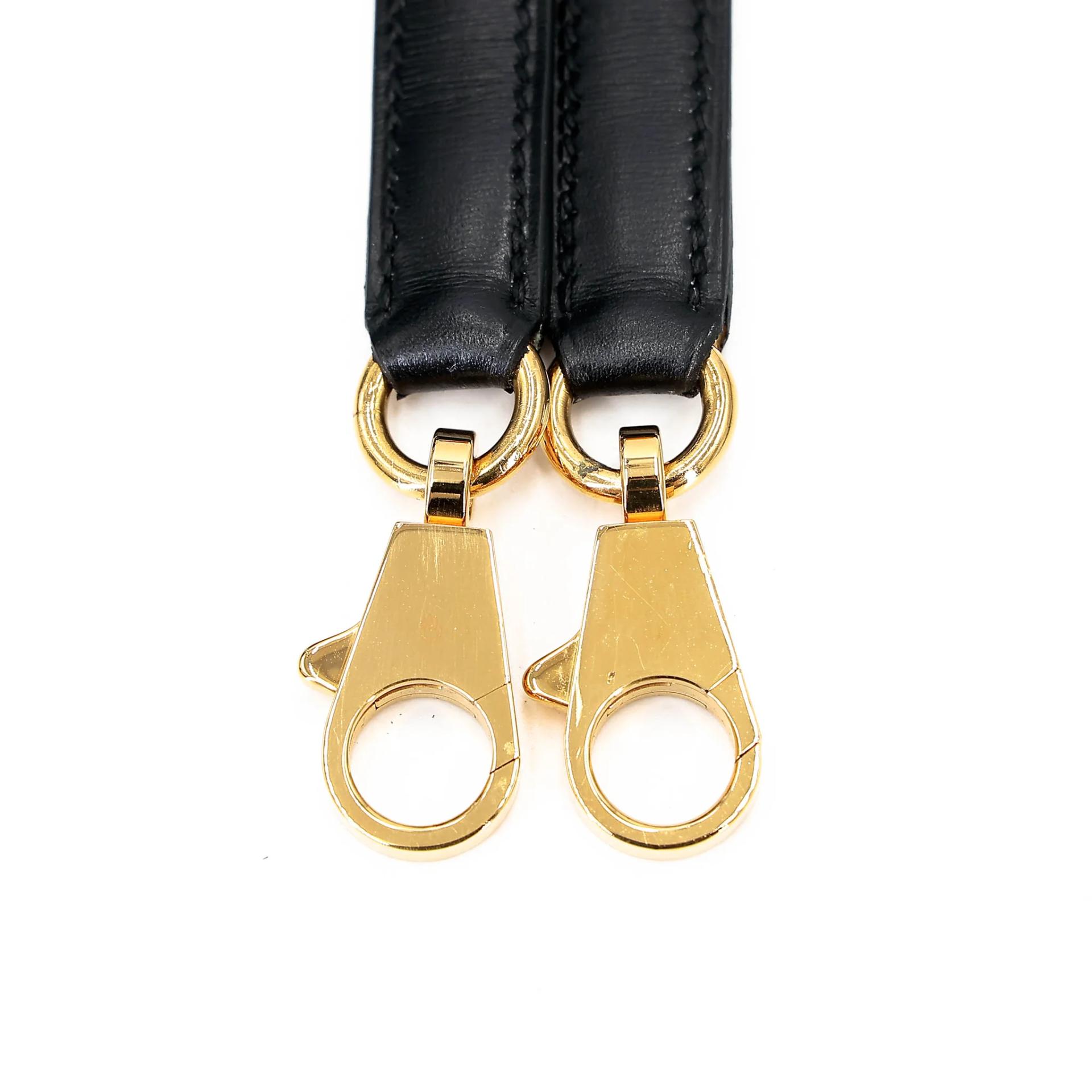 ランク A HERMÈS エルメス ケリー32 ブラック (89) ボックスカーフ ゴールド金具 □A刻印 (1997) - 45