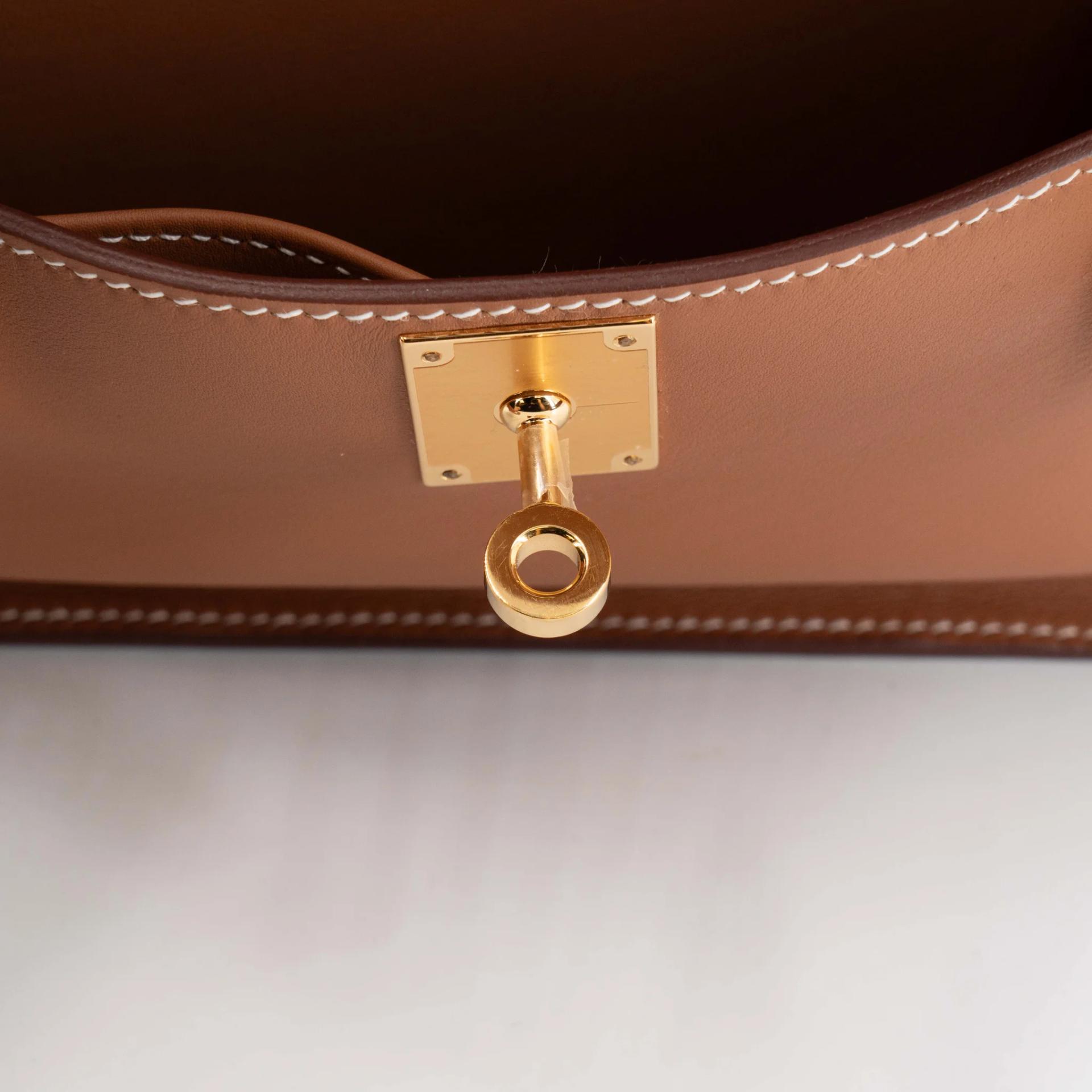 ランク SA HERMÈS エルメス ジプシエールミニ ゴールド (37) スイフト ゴールド金具 W刻印 (2024) - 19