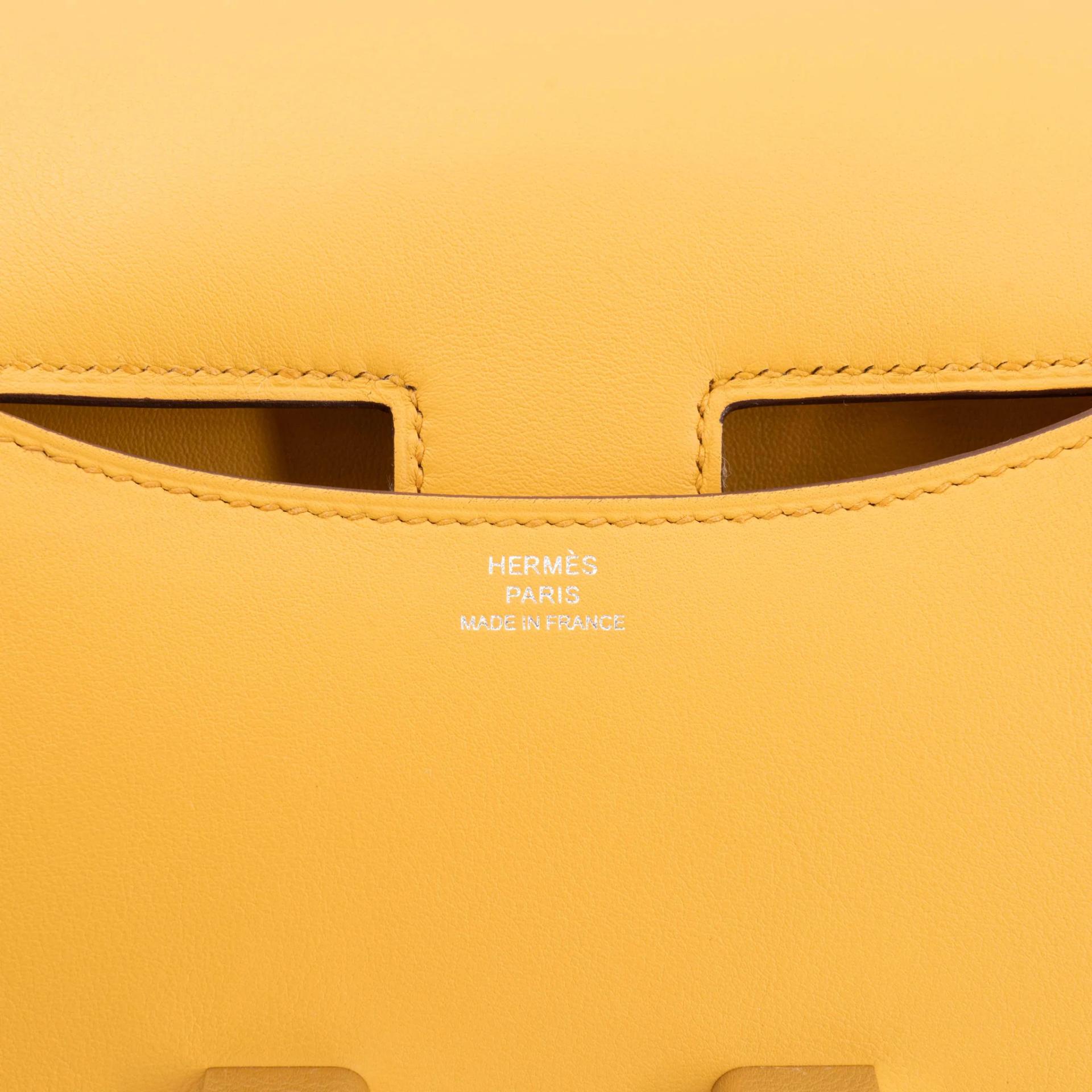 ランク NS 未使用品 HERMÈS エルメス コンスタンス ミニ 19 ミラー サン (B4) スイフト シルバー金具 B刻印 (2023) - 16