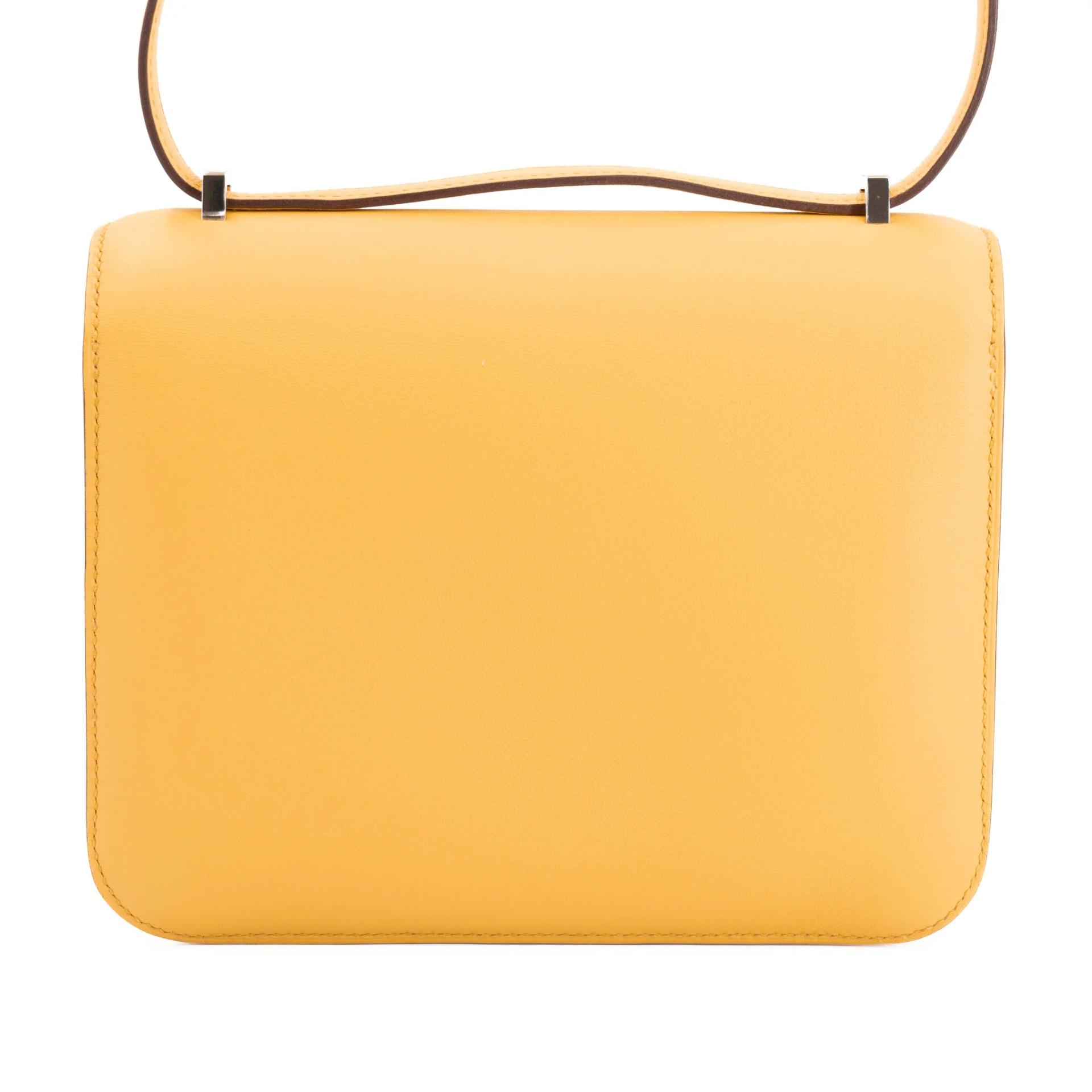 ランク NS 未使用品 HERMÈS エルメス コンスタンス ミニ 19 ミラー サン (B4) スイフト シルバー金具 B刻印 (2023) - 2