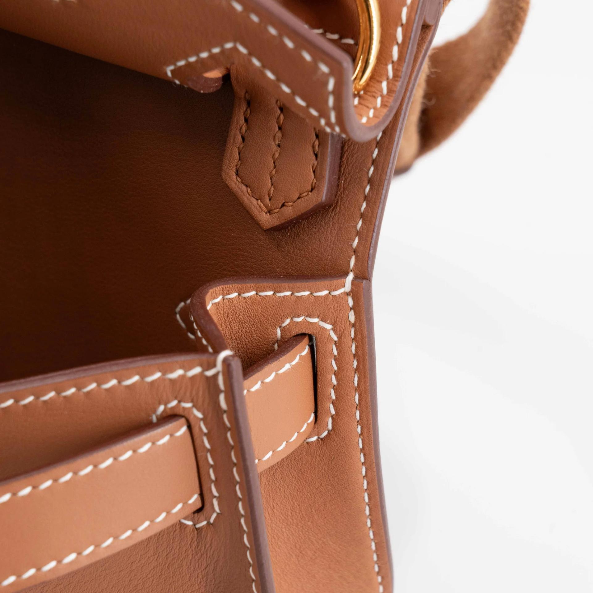 ランク SA HERMÈS エルメス ジプシエールミニ ゴールド (37) スイフト ゴールド金具 W刻印 (2024) - 21