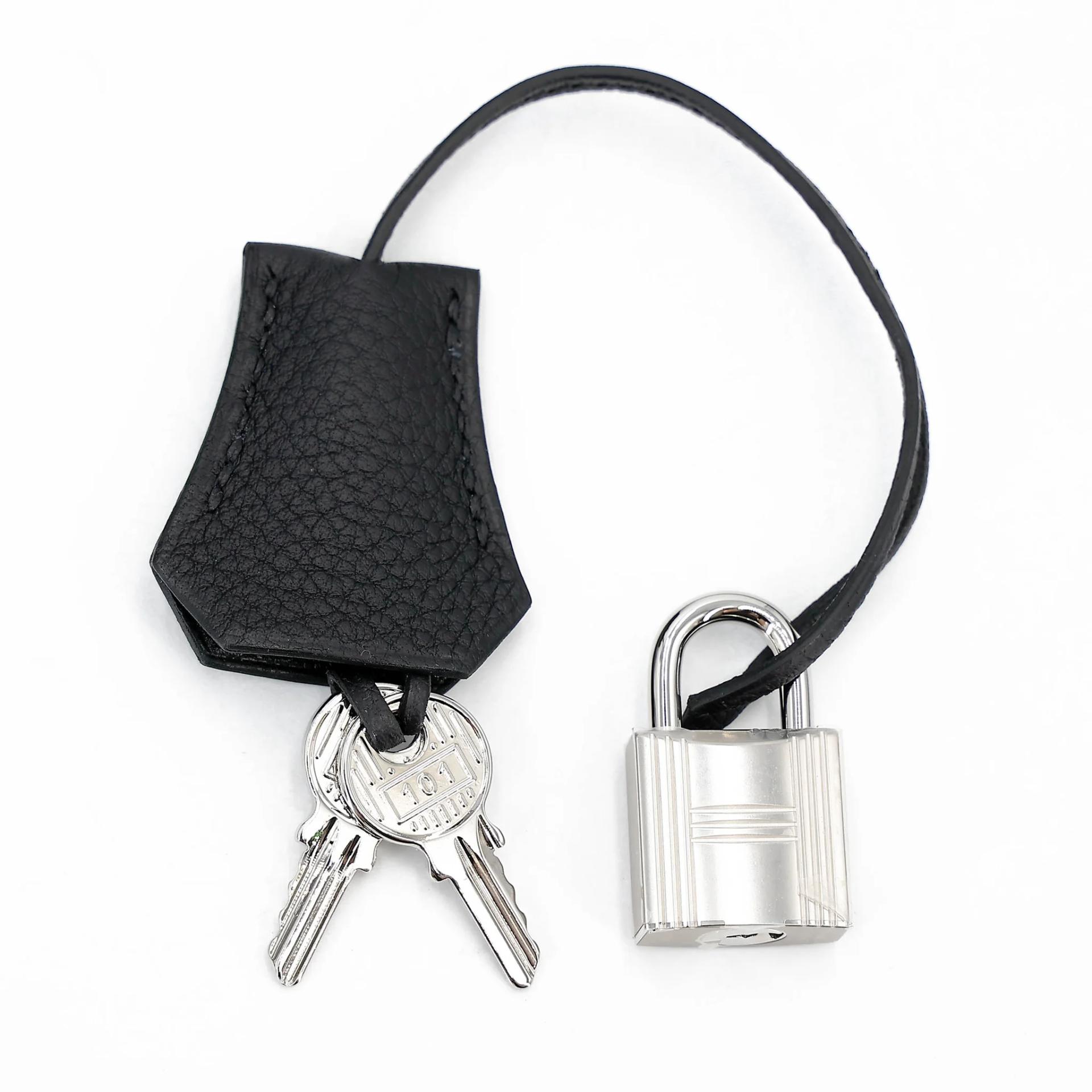 ランク N 新品 HERMÈS エルメス バーキン25 ブラック (89) トゴ シルバー金具 G刻印 (2026) - 17