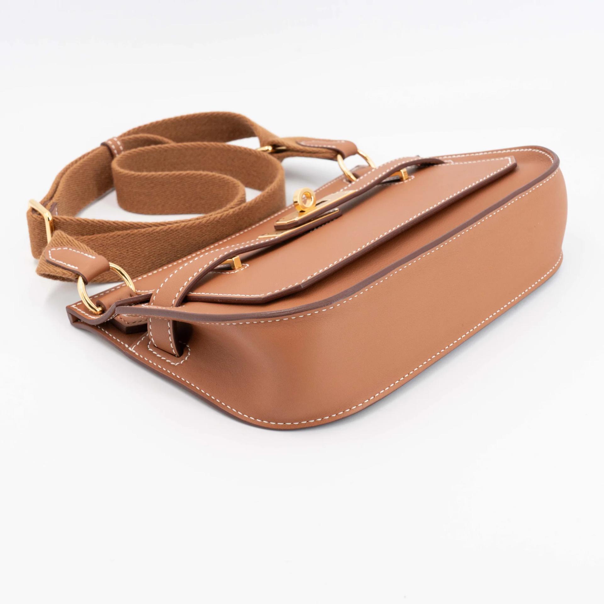 ランク SA HERMÈS エルメス ジプシエールミニ ゴールド (37) スイフト ゴールド金具 W刻印 (2024) - 8