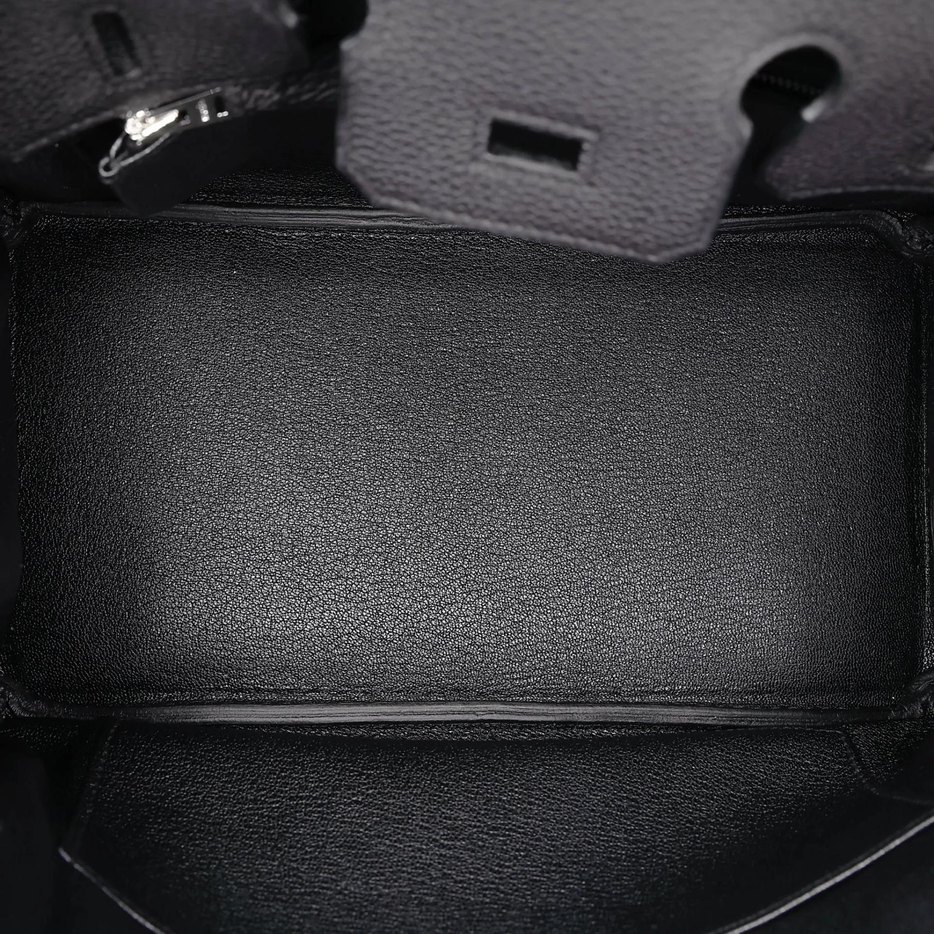 ランク N 新品 HERMÈS エルメス バーキン25 ブラック (89) トゴ シルバー金具 G刻印 (2026) - 16