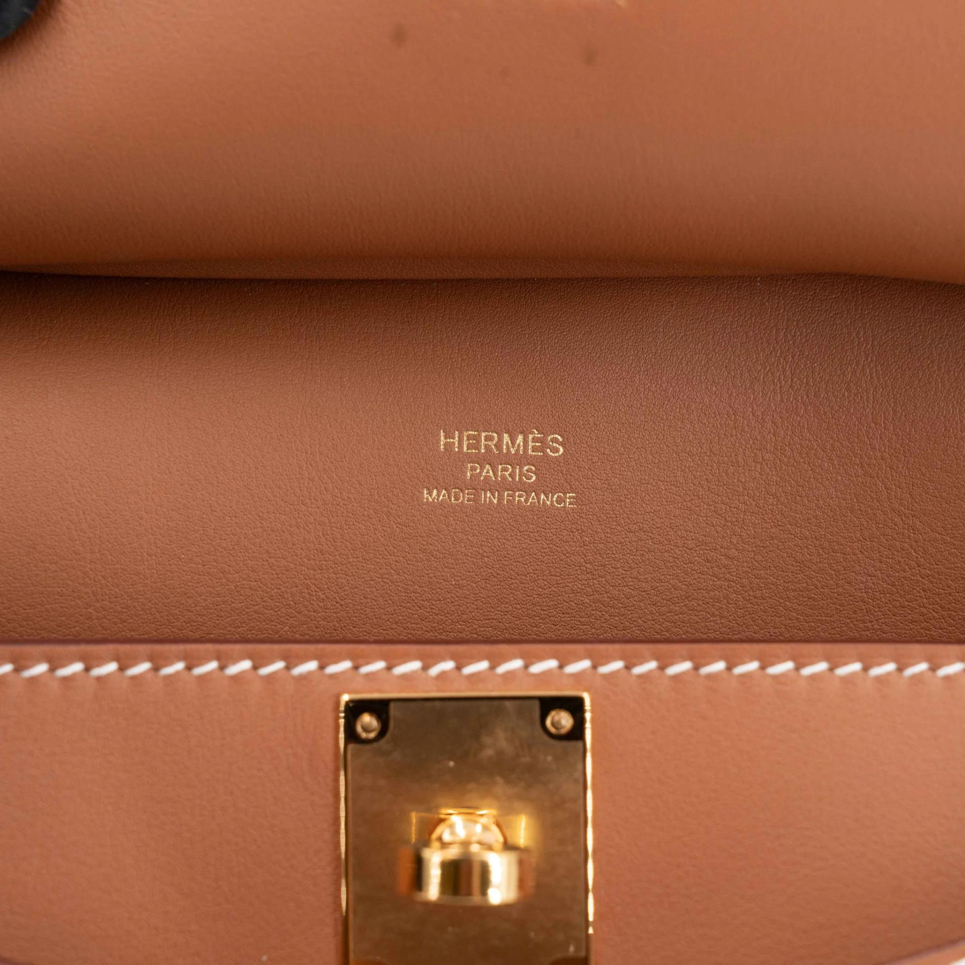 ランク SA HERMÈS エルメス ジプシエールミニ ゴールド (37) スイフト ゴールド金具 W刻印 (2024) - 20
