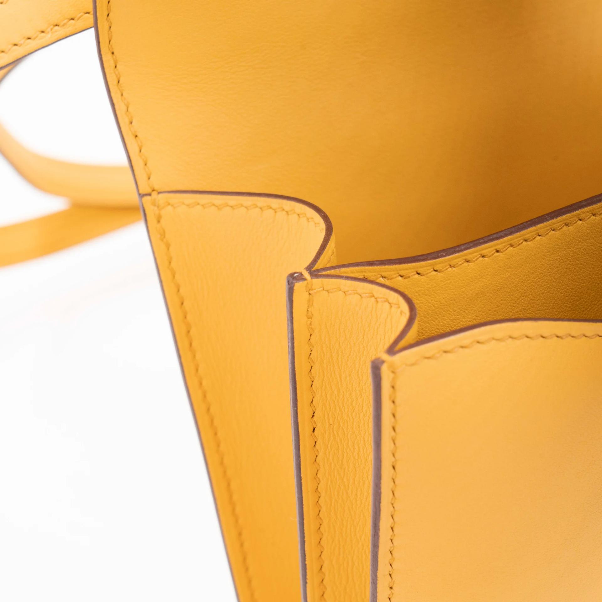 ランク NS 未使用品 HERMÈS エルメス コンスタンス ミニ 19 ミラー サン (B4) スイフト シルバー金具 B刻印 (2023) - 18
