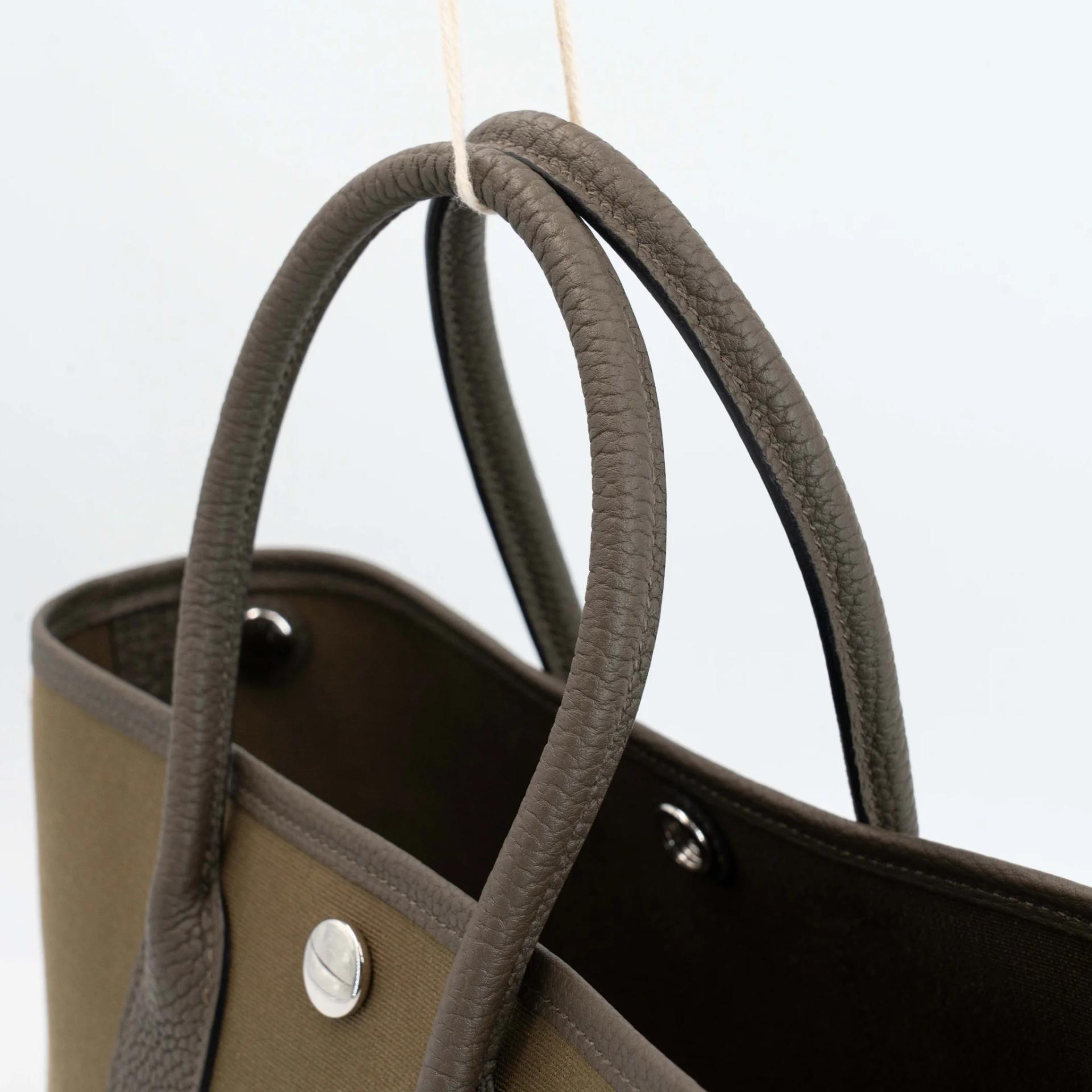 ランク N 新品 HERMÈS エルメス ネオガーデンパーティ ヴェールローデン (V8) トワルオフィシェ ネゴンダ シルバー金具 G刻印 (2026) - 3