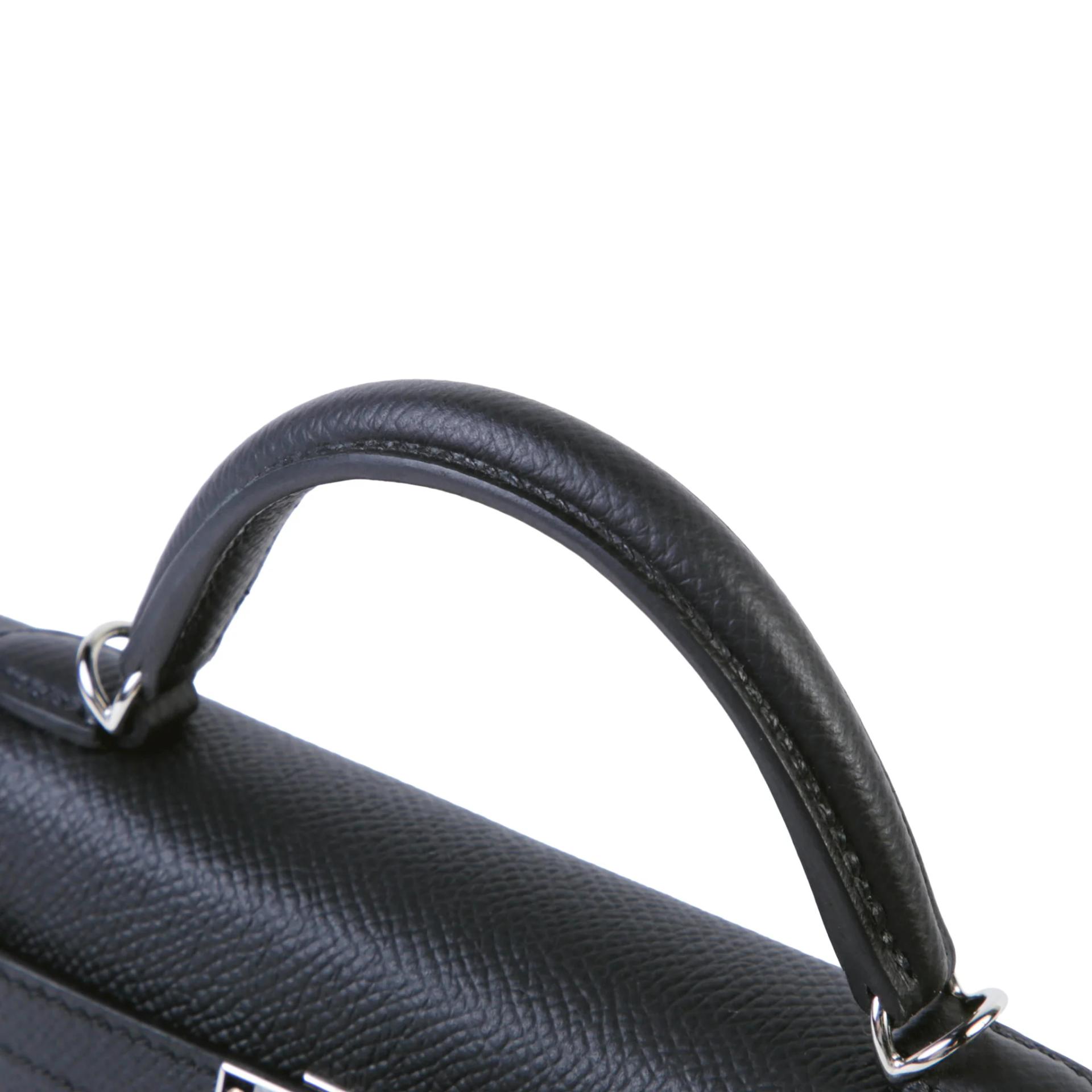 ランク N 新品 HERMÈS エルメス ミニケリー2 ブラック (89) エプソン シルバー金具 G刻印 (2026) - 3