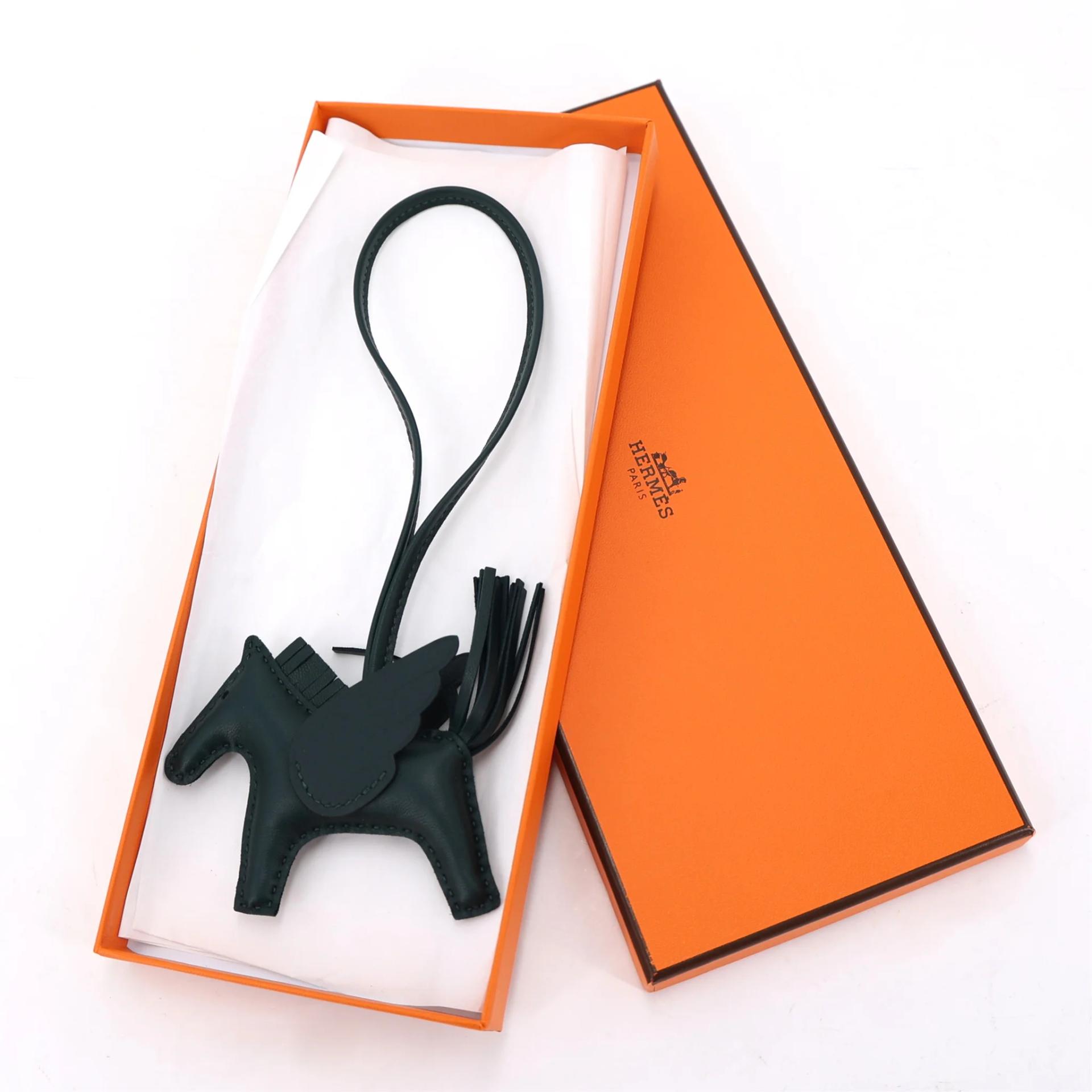 ランク NS 未使用品 HERMÈS エルメス ロデオペガサスPM ヴェールマングローブ (Q0) アニョーミロ スイフト W刻印 (2024) - 6