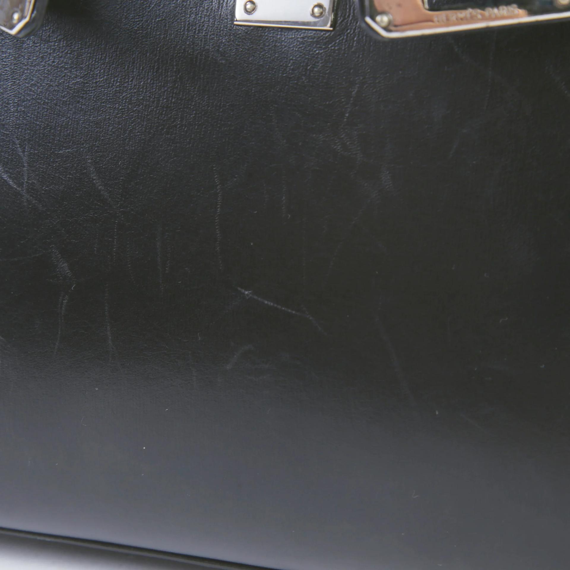 中古AB HERMÈS 愛馬仕 Mini Kelly 20 89 黑色 Noir (Black) Box牛皮 銀扣 □C刻 1999年 - 10