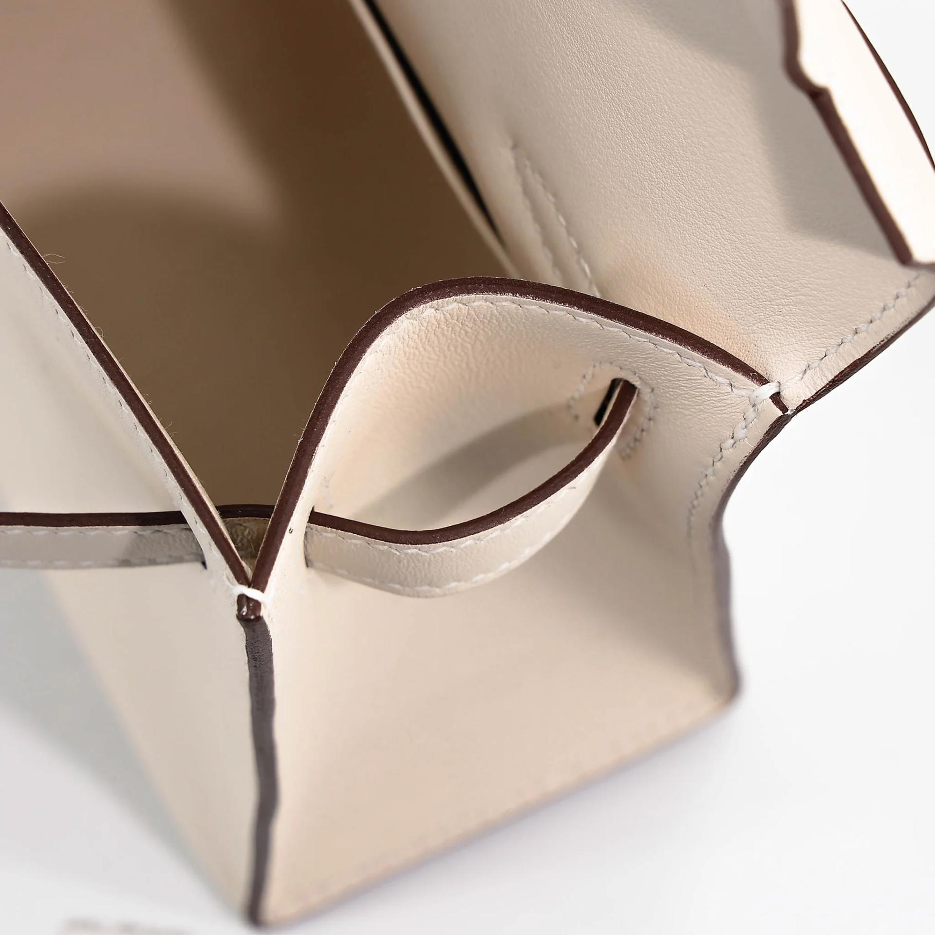 ランク N 新品 HERMÈS エルメス ポシェットケリー ナタ (I2) スイフト シルバー金具 G刻印 (2026) - 16