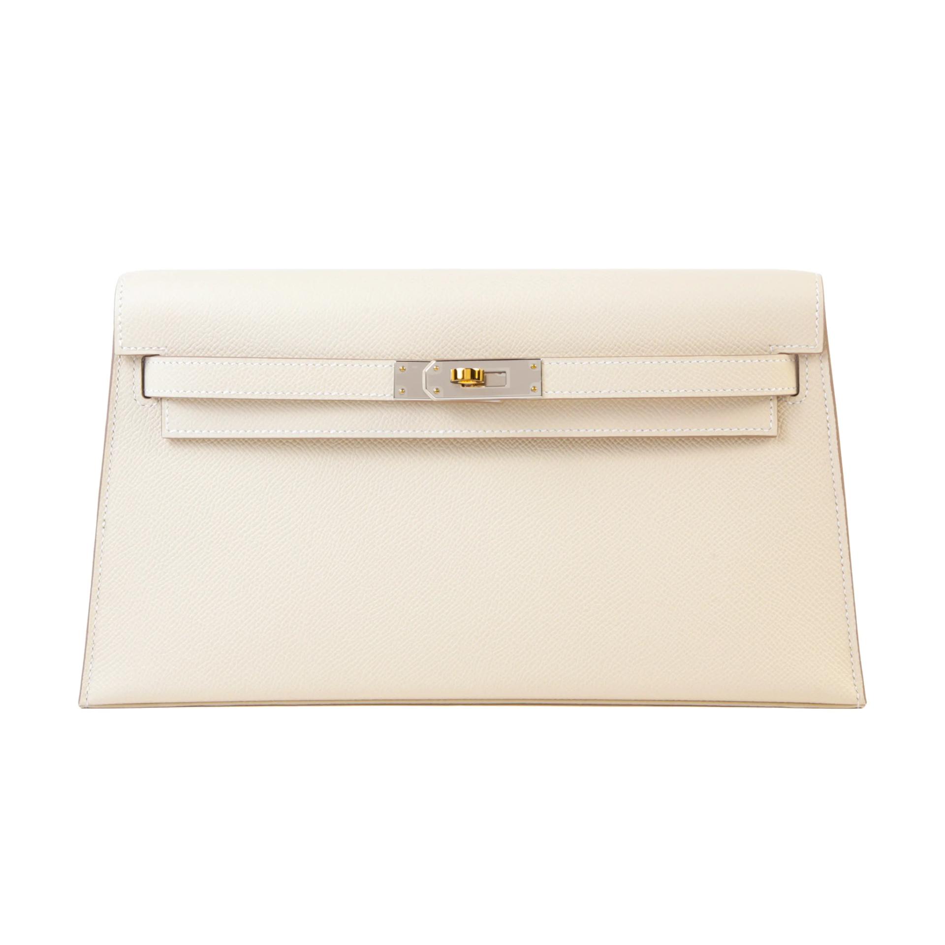 Unused ( Rank NS ) HERMÈS Kelly Elan Craie (10) Epsom Electrum hardware G (2026) - 1