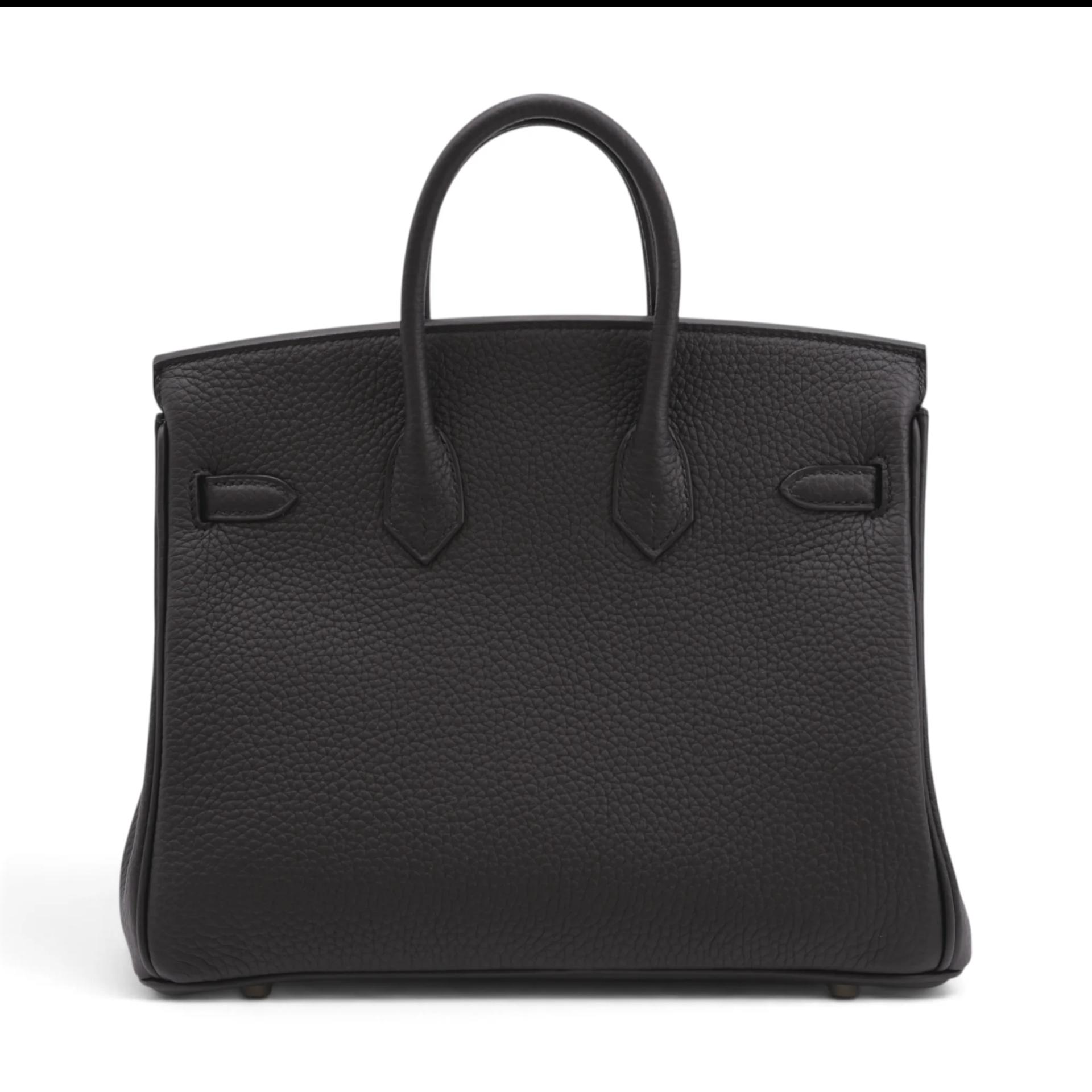 ランク N 新品 HERMÈS エルメス バーキン25 ブラック (89) トゴ シルバー金具 G刻印 (2026) - 2