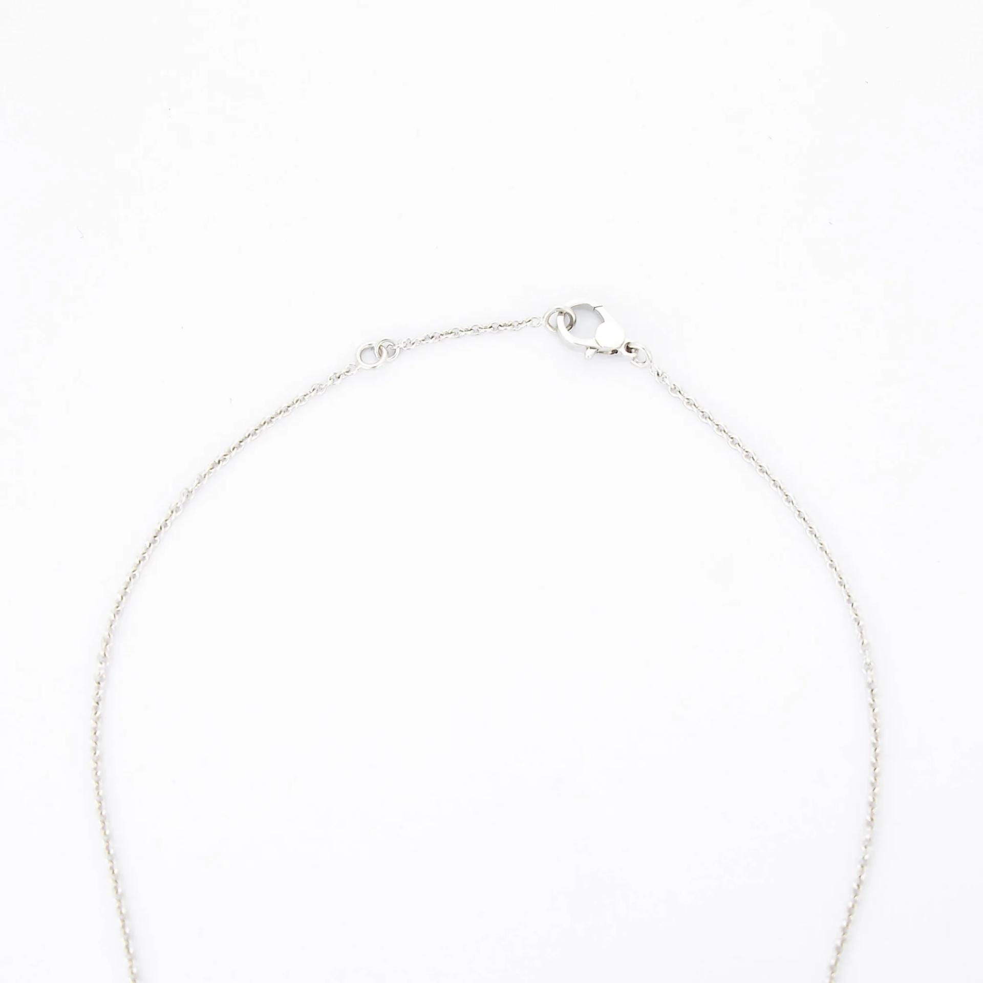 ランク N 新品 HERMÈS エルメス フィネス ネックレス ホワイト K18ホワイトゴールド - 7