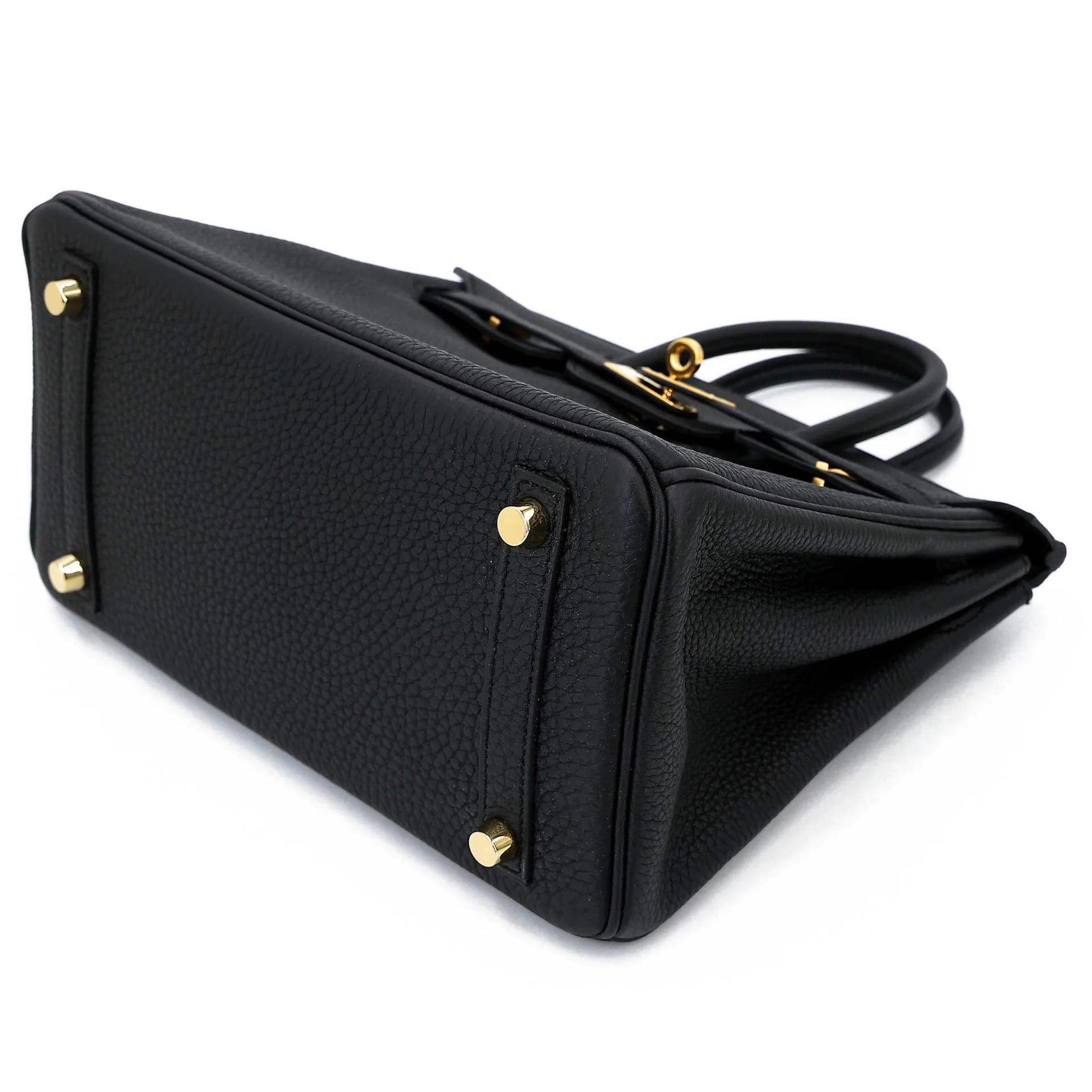 ランク A HERMÈS エルメス バーキン25 ブラック (89) トゴ ゴールド金具 X刻印 (2016) - 4