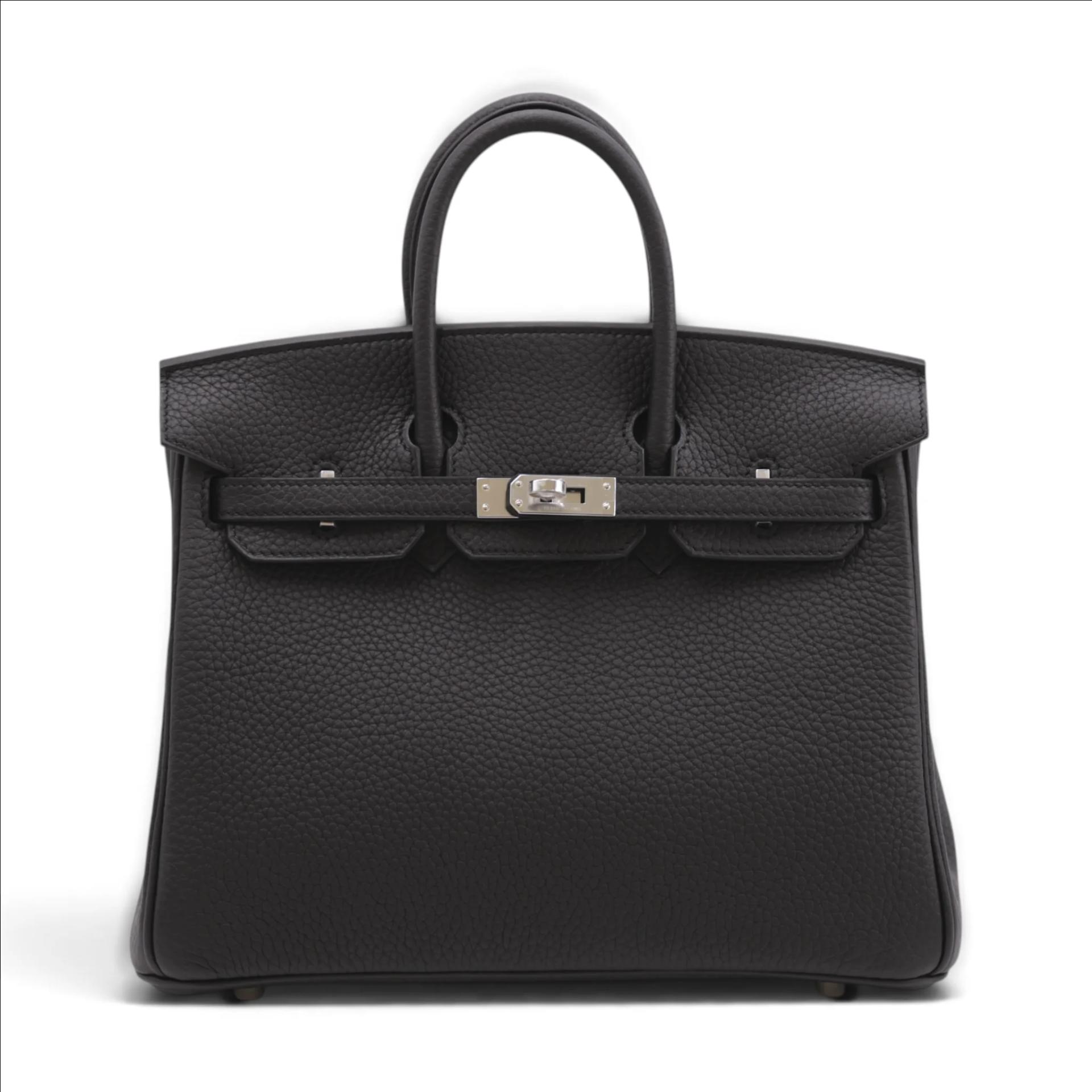 ランク N 新品 HERMÈS エルメス バーキン25 ブラック (89) トゴ シルバー金具 G刻印 (2026) - 1