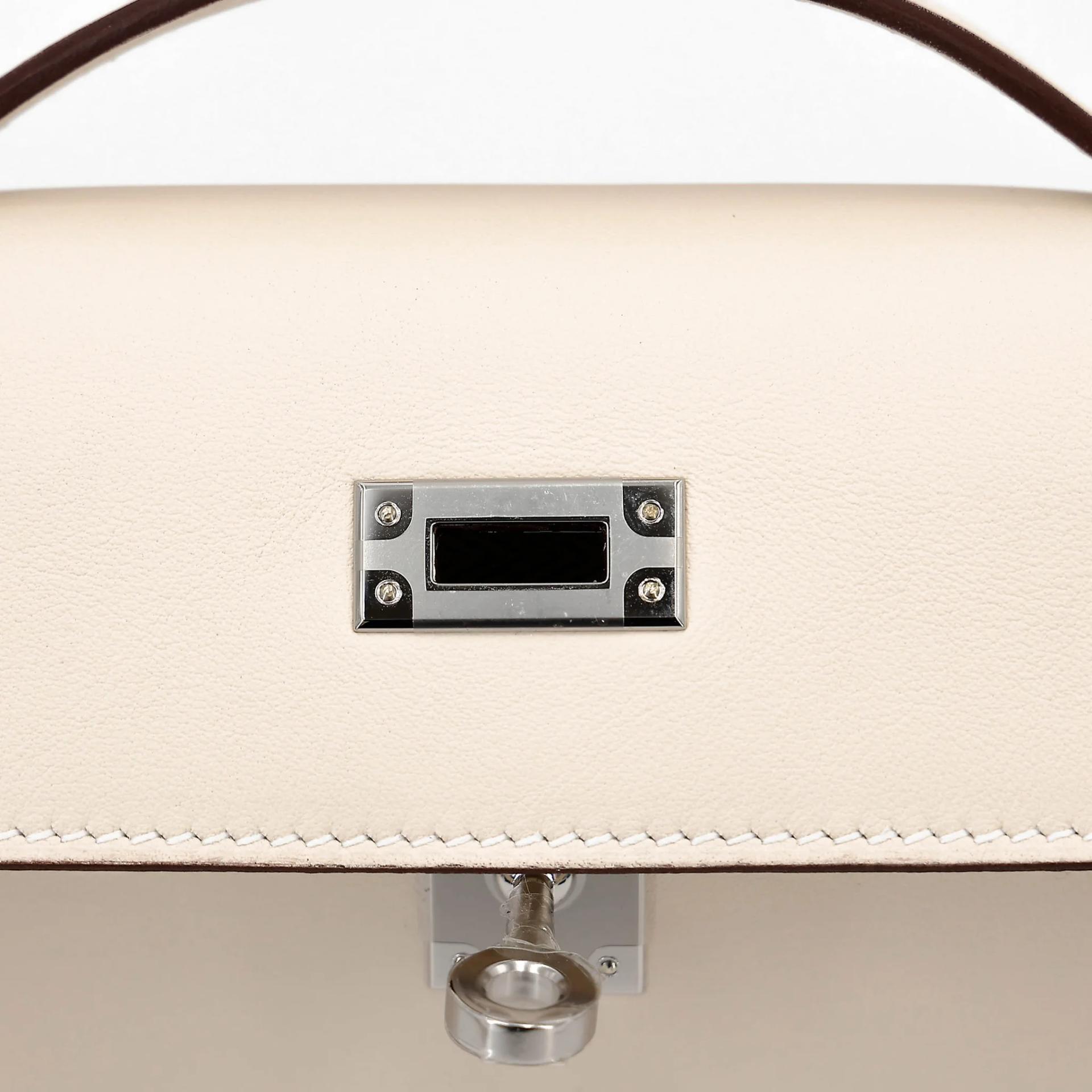 ランク N 新品 HERMÈS エルメス ポシェットケリー ナタ (I2) スイフト シルバー金具 G刻印 (2026) - 10