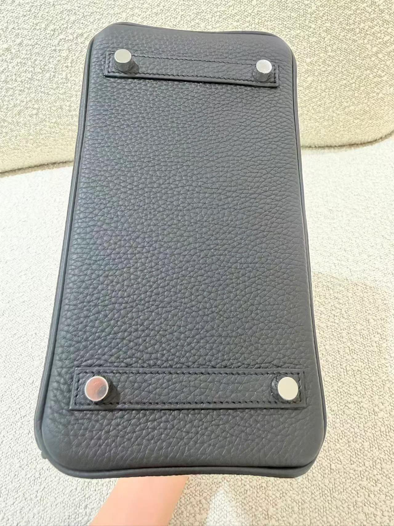 ランク N 新品 HERMÈS エルメス バーキン25 ブラック (89) トゴ シルバー金具 G刻印 (2026) - 12