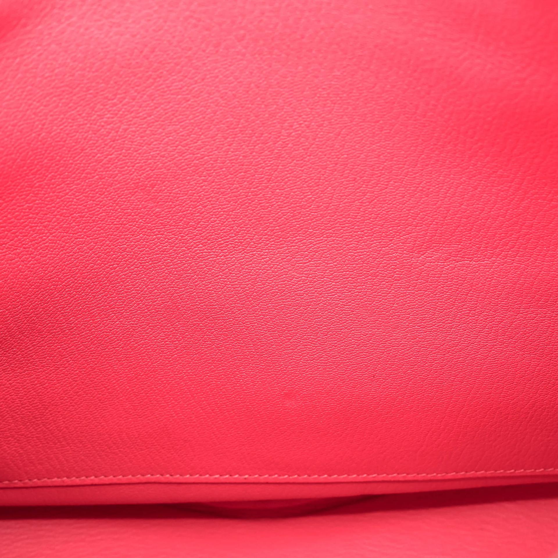 ランク A HERMÈS エルメス ソーケリー26 ピンク (5P) トゴ シルバー金具 □Q刻印 (2013) - 17