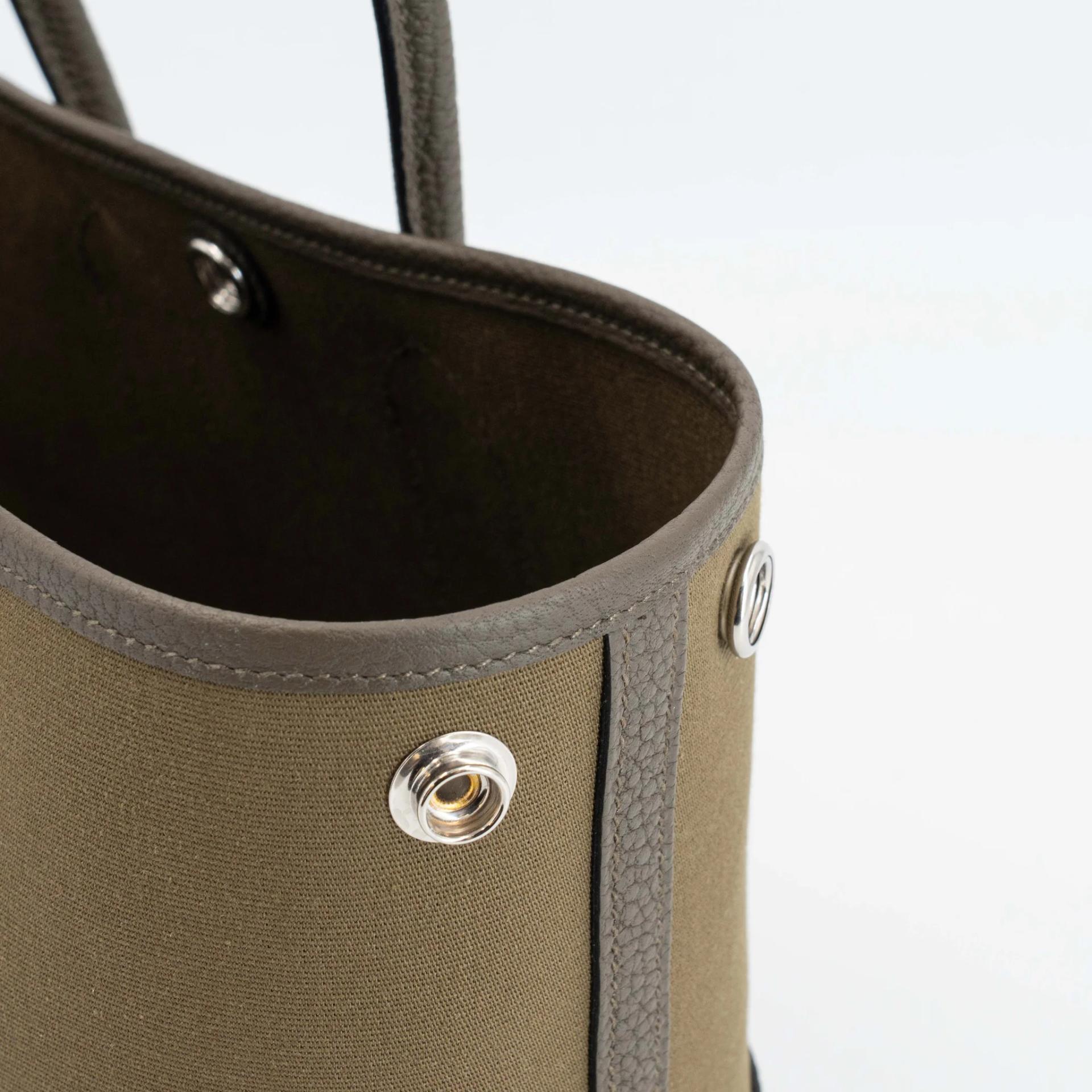 ランク N 新品 HERMÈS エルメス ネオガーデンパーティ ヴェールローデン (V8) トワルオフィシェ ネゴンダ シルバー金具 G刻印 (2026) - 26