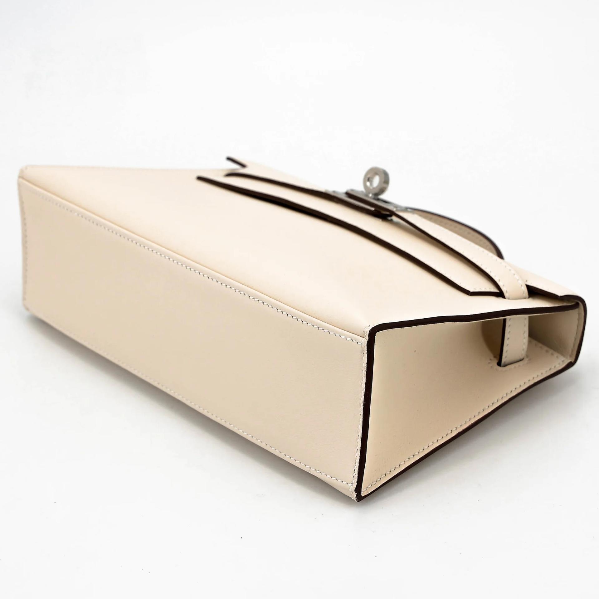 ランク N 新品 HERMÈS エルメス ポシェットケリー ナタ (I2) スイフト シルバー金具 G刻印 (2026) - 4