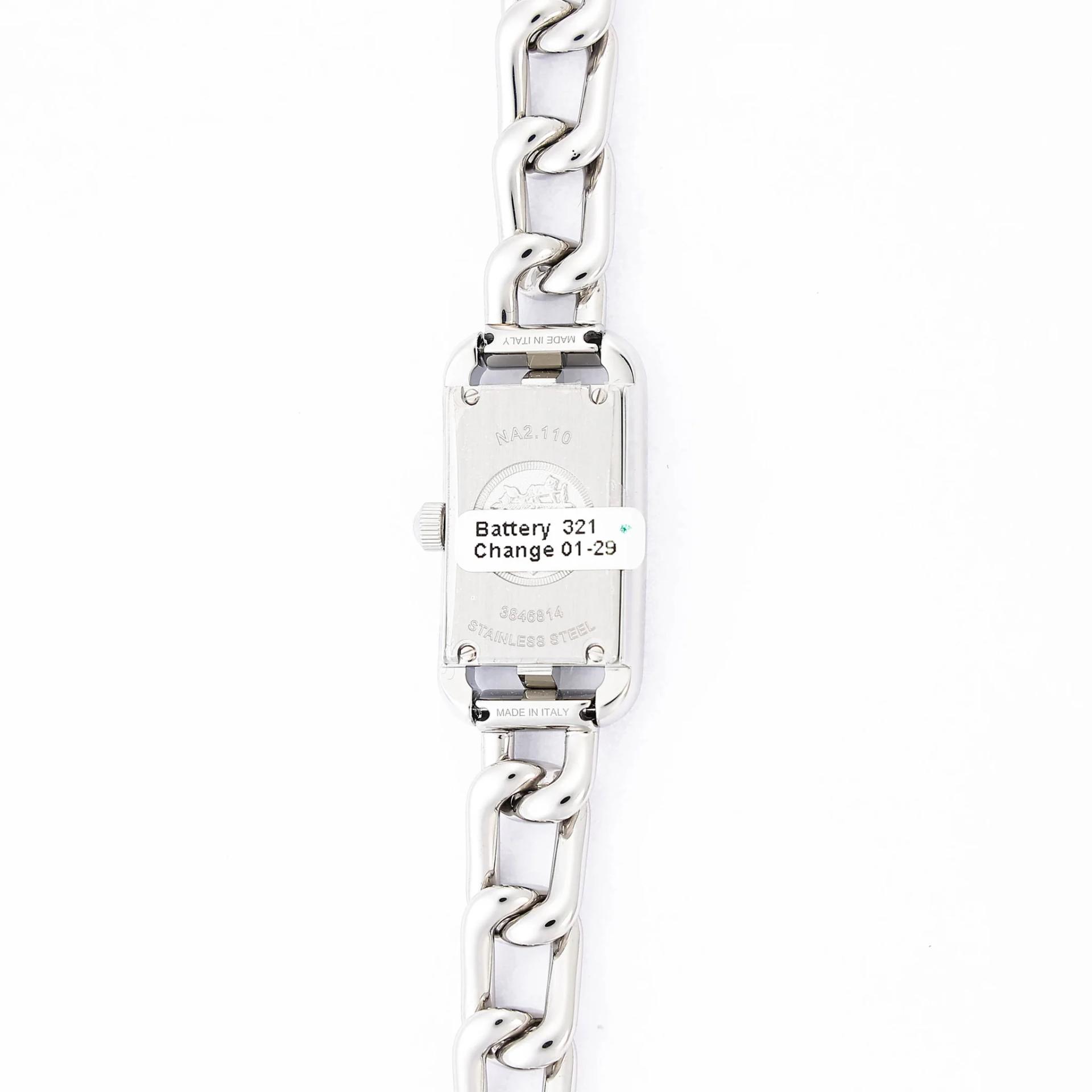 ランク N 新品 HERMÈS エルメス ナンタケット S ウォッチ NA2.110 シルバー ステンレススティール - 7