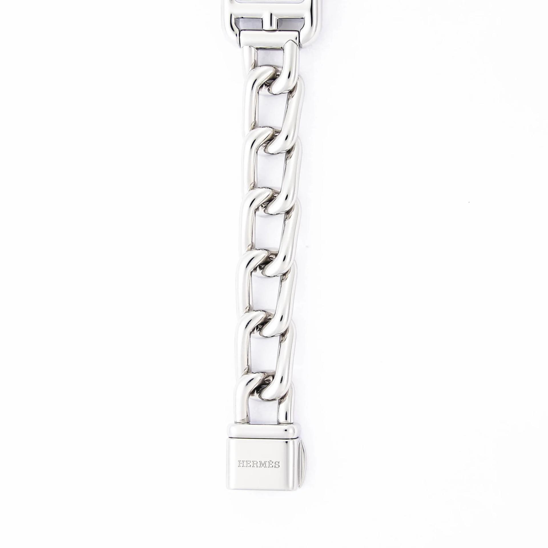 ランク N 新品 HERMÈS エルメス ナンタケット S ウォッチ NA2.110 シルバー ステンレススティール - 4