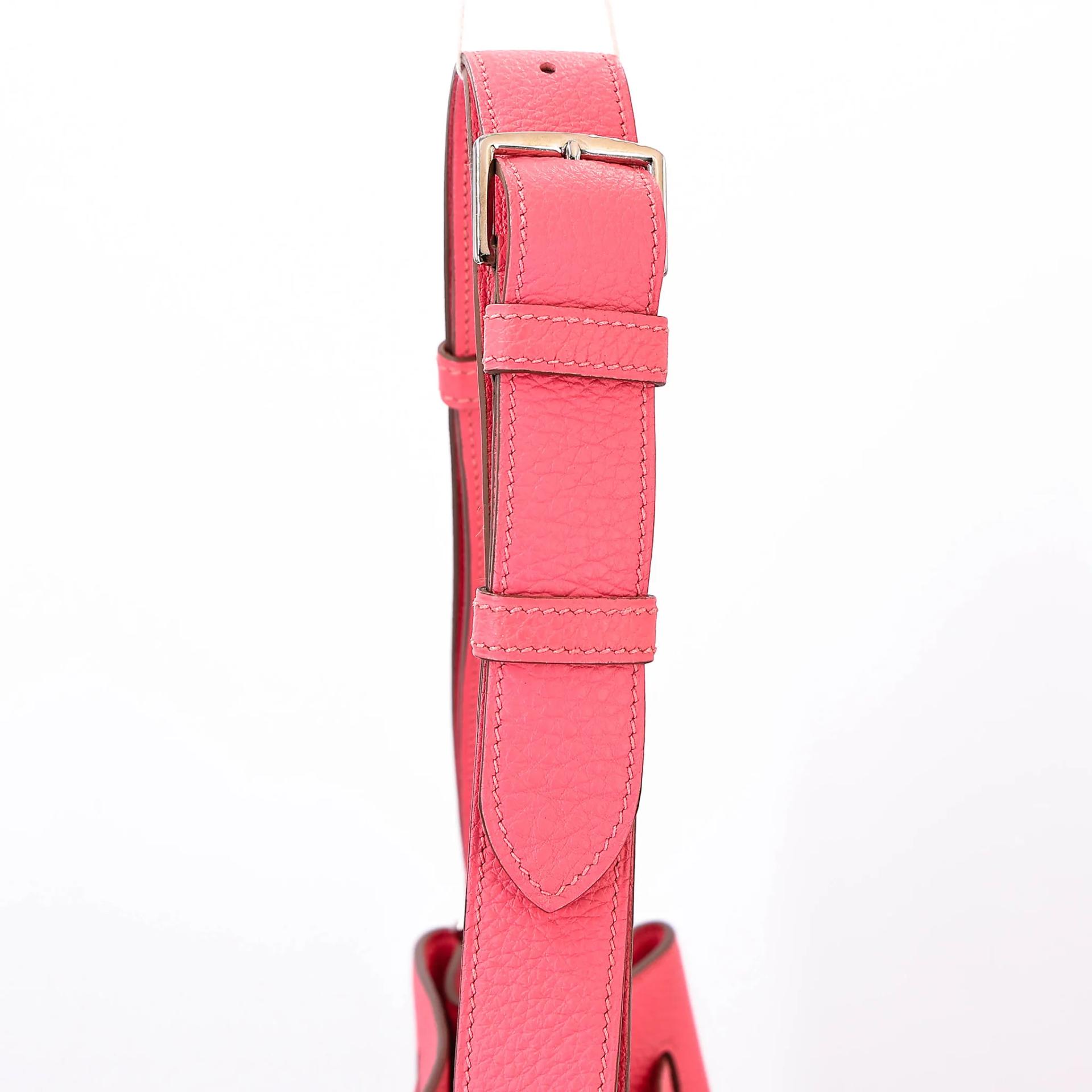 ランク A HERMÈS エルメス ソーケリー26 ピンク (5P) トゴ シルバー金具 □Q刻印 (2013) - 3