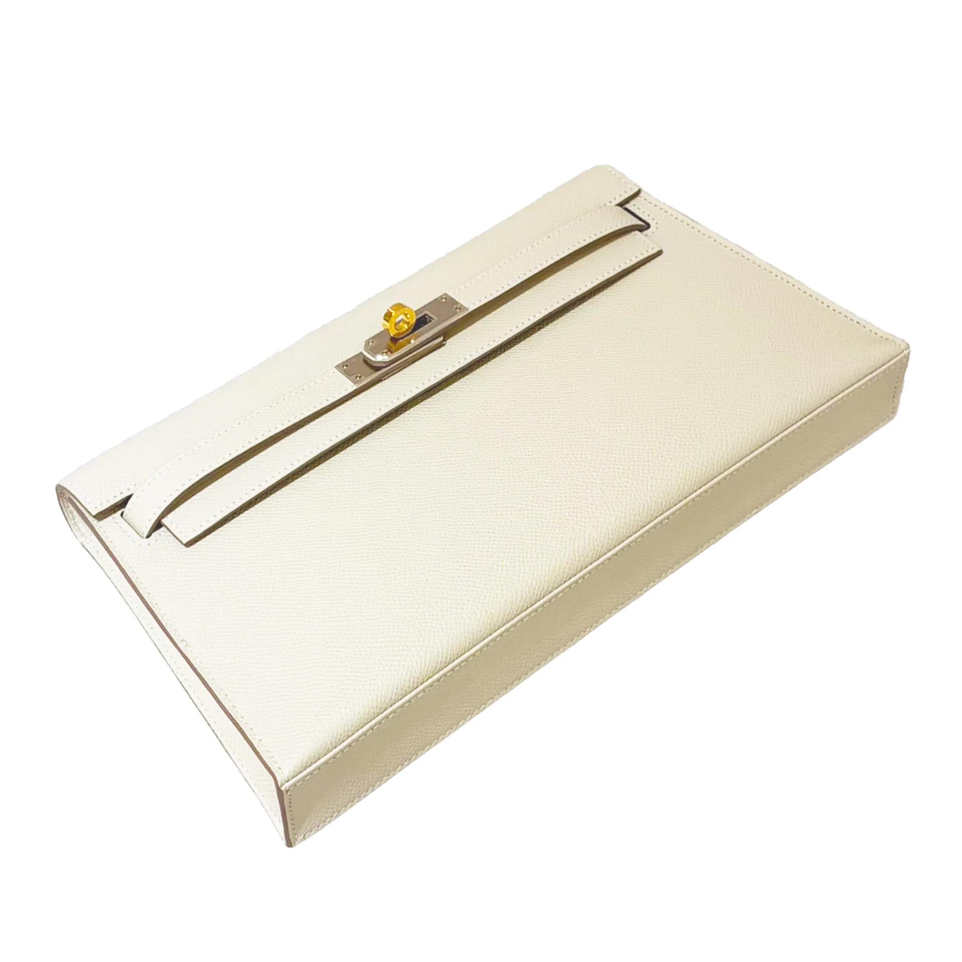 Unused ( Rank NS ) HERMÈS Kelly Elan Craie (10) Epsom Electrum hardware G (2026) - 3