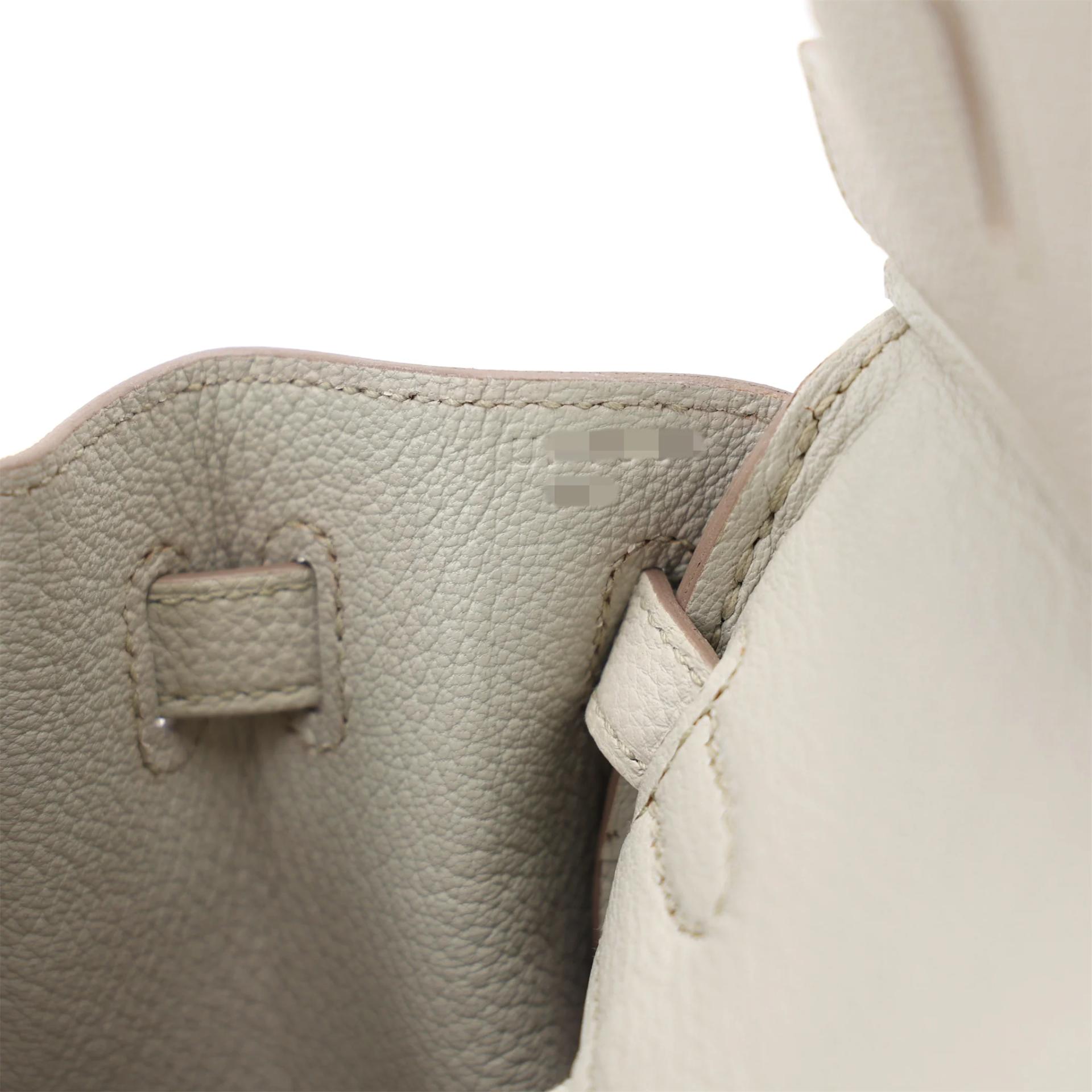 Unused ( Rank NS ) HERMÈS Birkin 25 Beton (8L) Togo Gold hardware U (2022) - 16