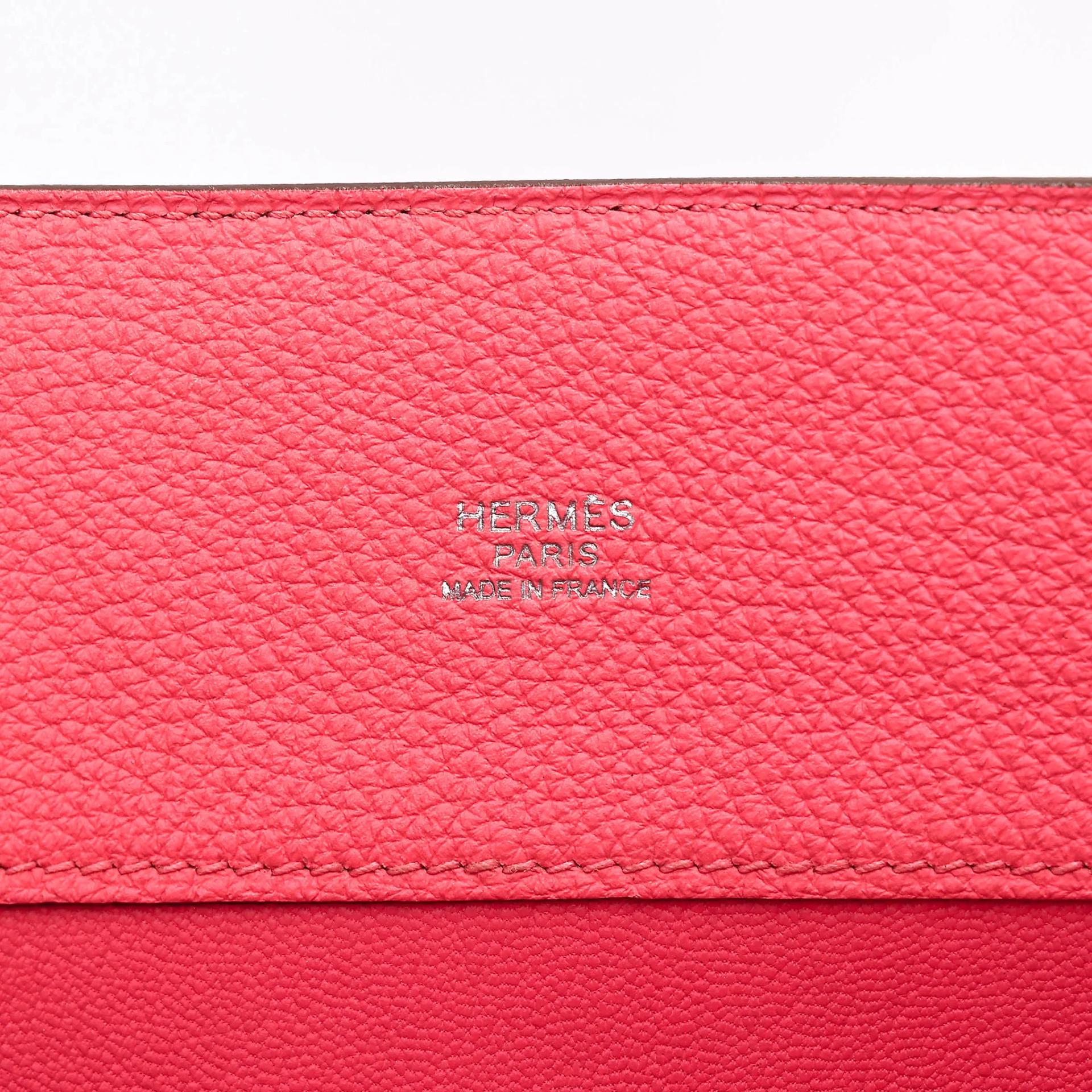 ランク A HERMÈS エルメス ソーケリー26 ピンク (5P) トゴ シルバー金具 □Q刻印 (2013) - 14