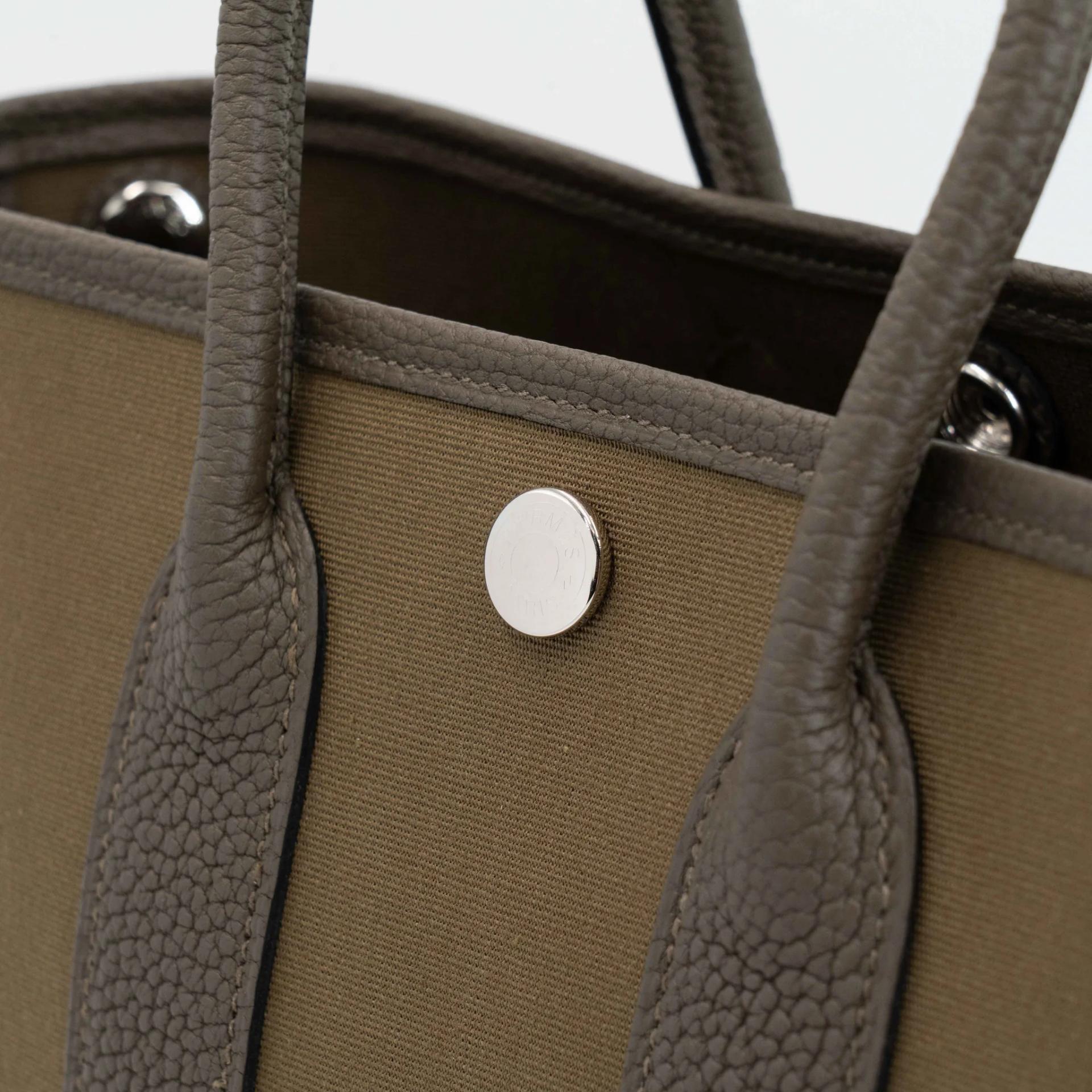 ランク N 新品 HERMÈS エルメス ネオガーデンパーティ ヴェールローデン (V8) トワルオフィシェ ネゴンダ シルバー金具 G刻印 (2026) - 20