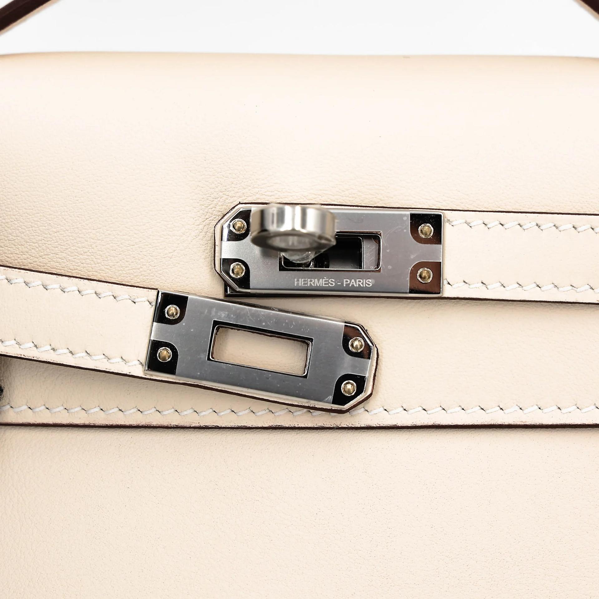 ランク N 新品 HERMÈS エルメス ポシェットケリー ナタ (I2) スイフト シルバー金具 G刻印 (2026) - 8
