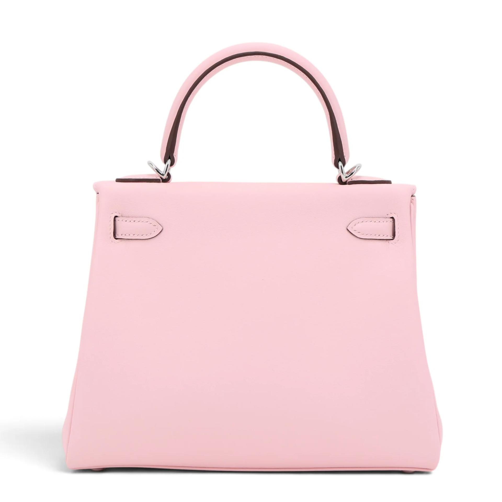 ランク N 新品 HERMÈS エルメス ケリー25 ローズサクラ (3Q) スイフト シルバー金具 G刻印 (2026) - 2