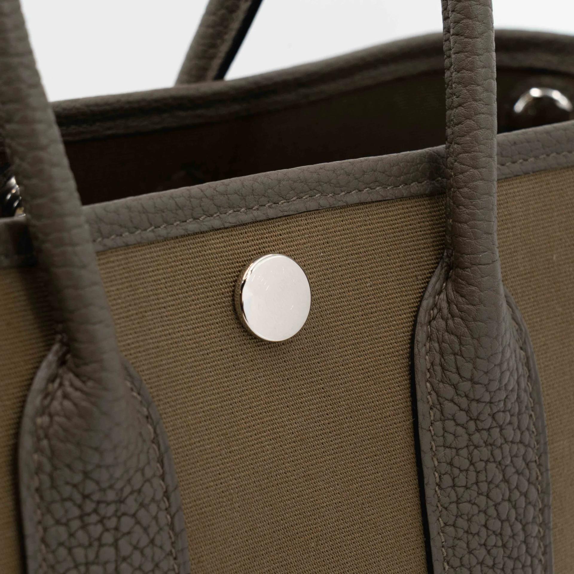 ランク N 新品 HERMÈS エルメス ネオガーデンパーティ ヴェールローデン (V8) トワルオフィシェ ネゴンダ シルバー金具 G刻印 (2026) - 21