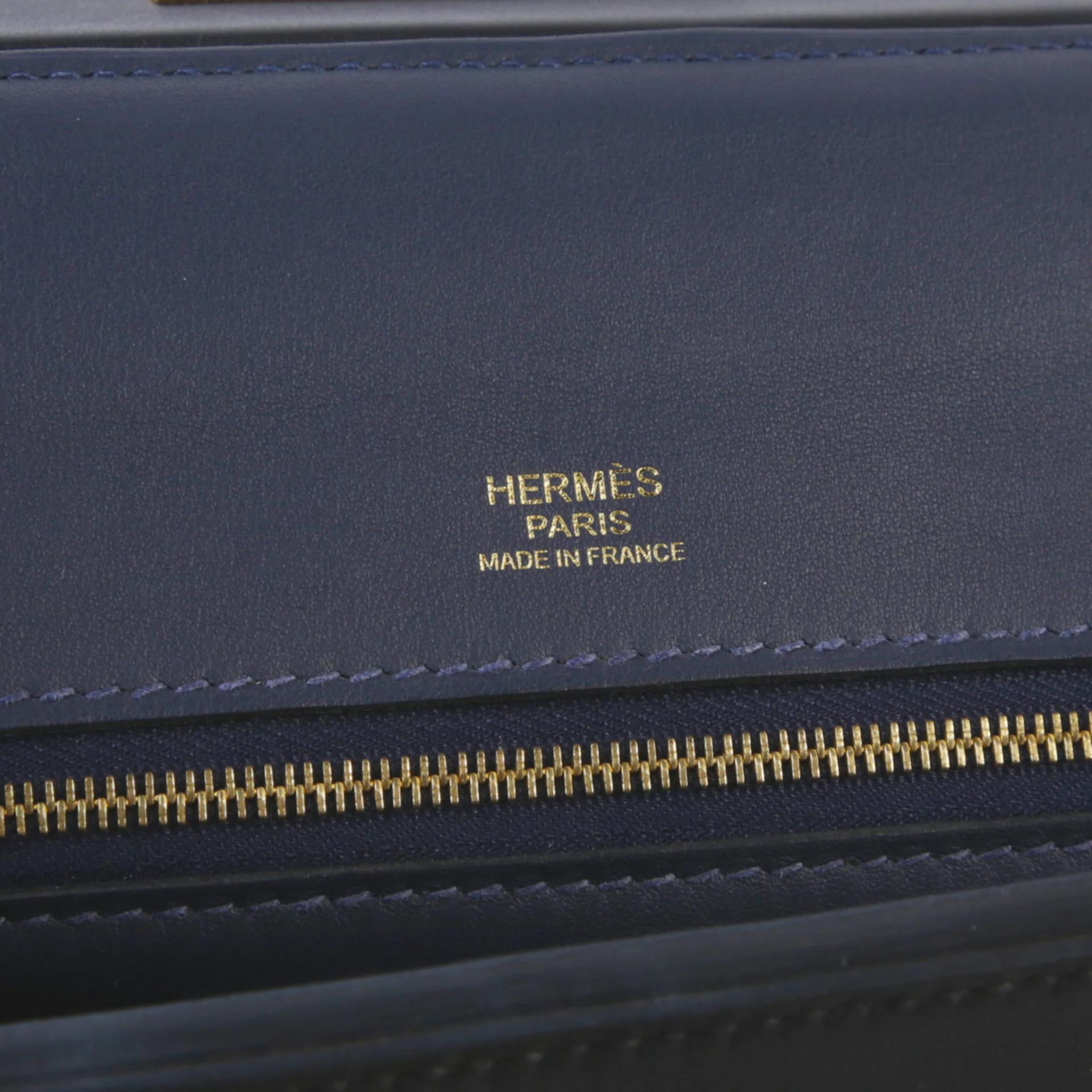 ランク A HERMÈS エルメス ヴァンキャトル 29 ブルーニュイ (2Z) ブラック (89) トゴ スイフト ゴールド金具 C刻印 (2018) - 10