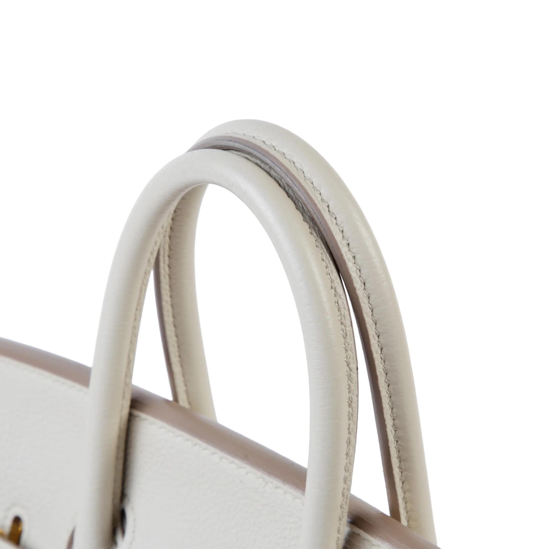 ランク A HERMÈS エルメス バーキン25 グリパール (80) トゴ ゴールド金具 C刻印 (2018) - 3