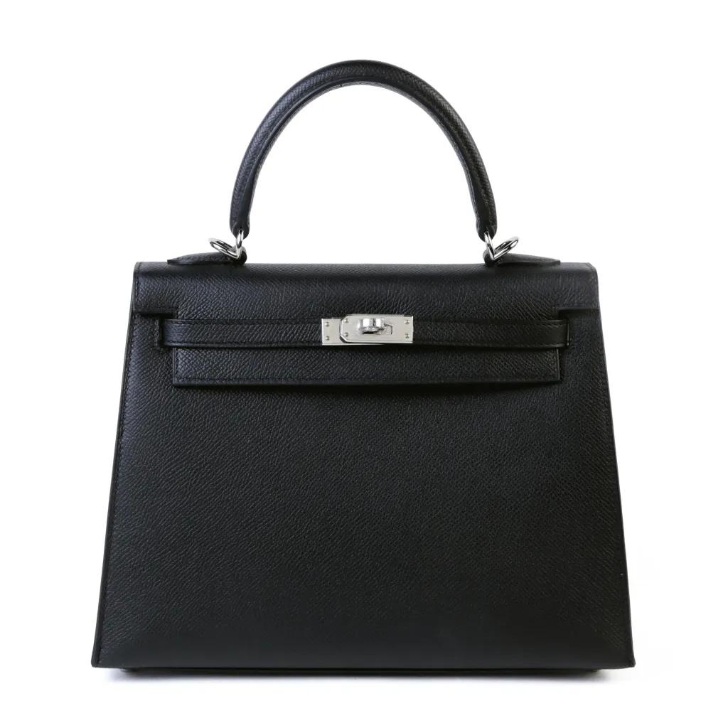 Kelly 25 Sellier Noir (89)